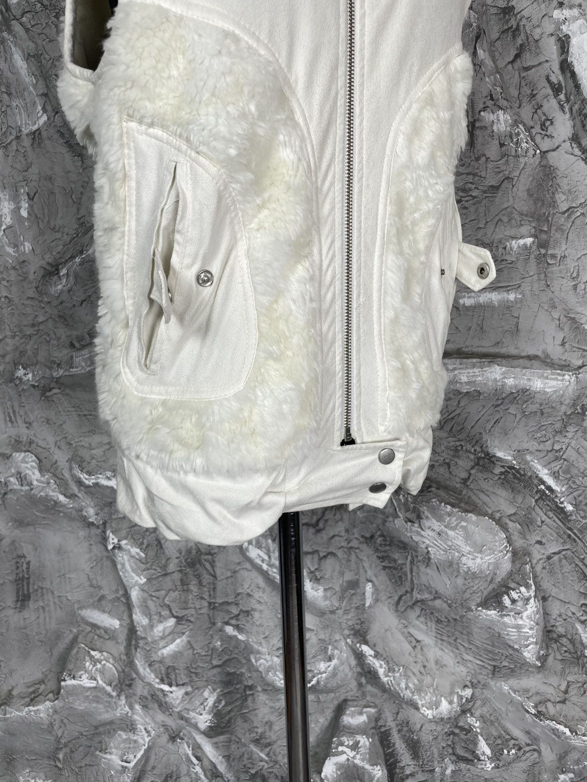 If Six Was Nine 2000s Y2K Fur Vest Japanese Opium Archive Rick Owens Style Size US S / EU 44-46 / 1 - 8 Thumbnail
