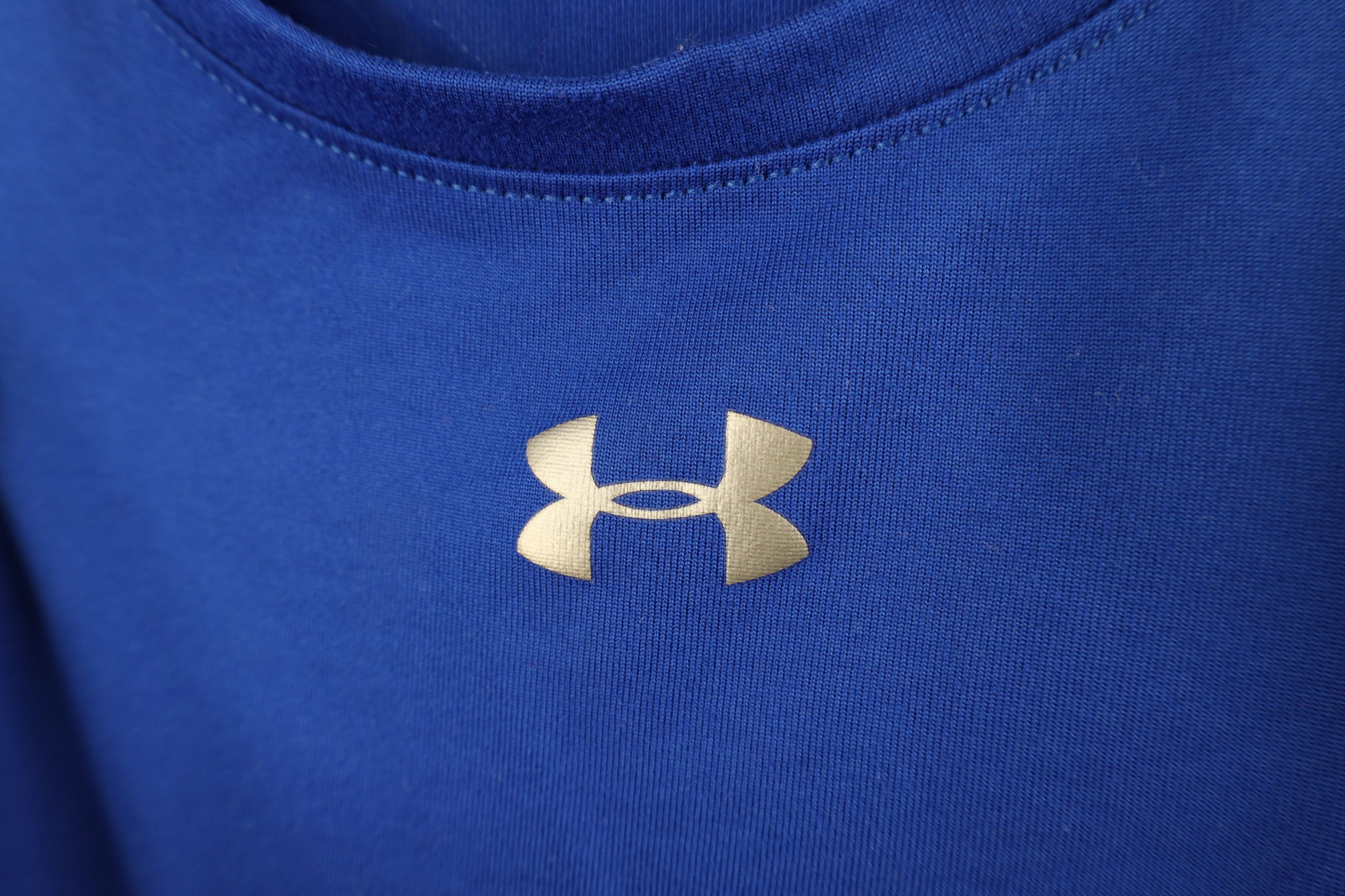 Under Armour × Vintage Under Armour Out HeatGear Pepsi Co Short Sleeve T-Shirt Blue Size US XL / EU 56 / 4 - 5 Thumbnail