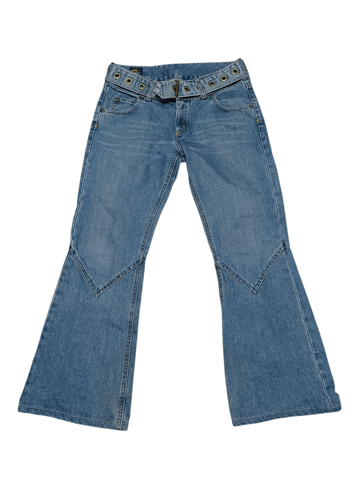 Lee LEE VINTAGE 80S 90S FLARED AVANT GARDE USA JEANS DENIM Size US 31 - 1 Thumbnail