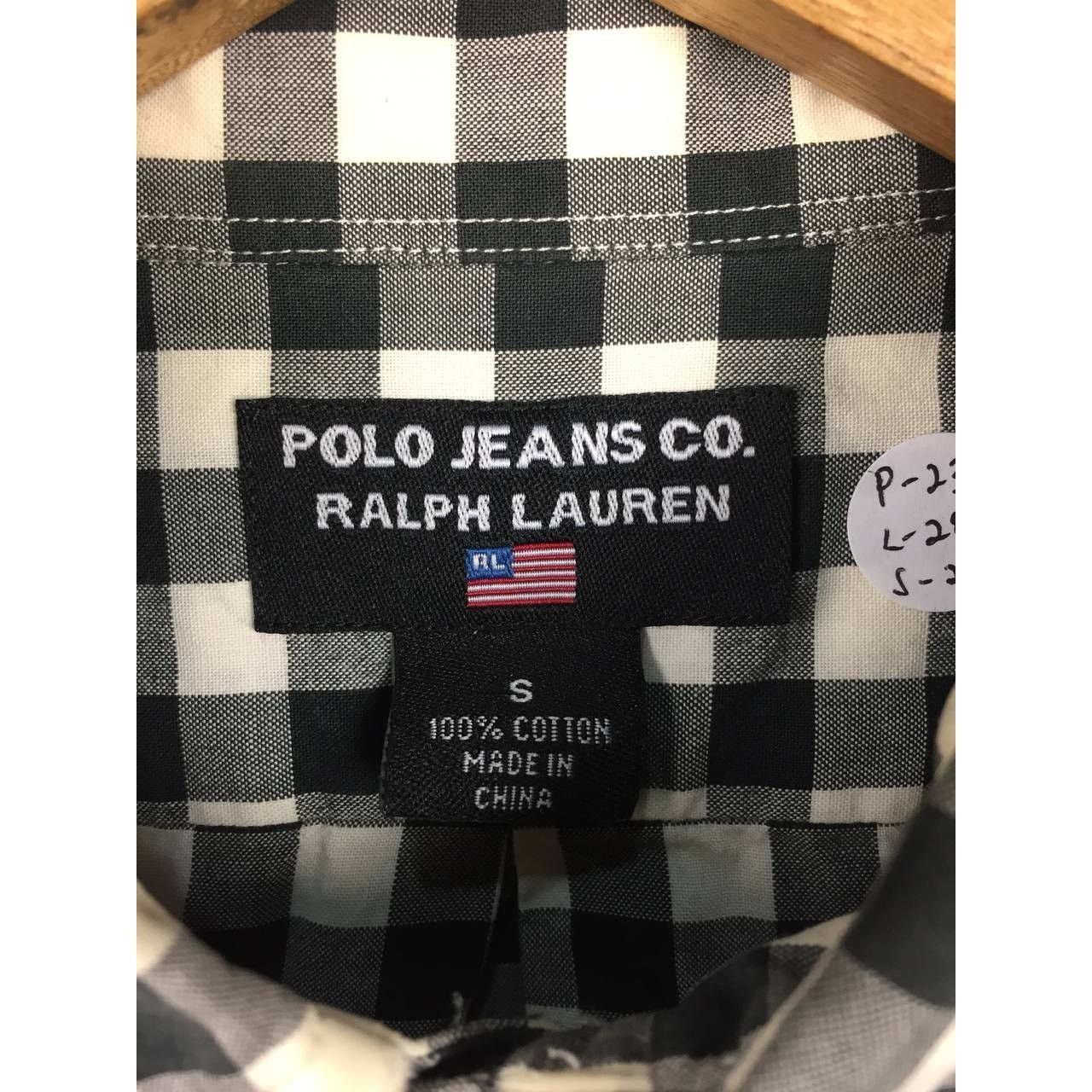 Polo Ralph Lauren × Ralph Lauren × Vintage Vtg Ralph Lauren Polo Jeans Co. Gingham Button Up Shirt Size US S / EU 44-46 / 1 - 14 Thumbnail