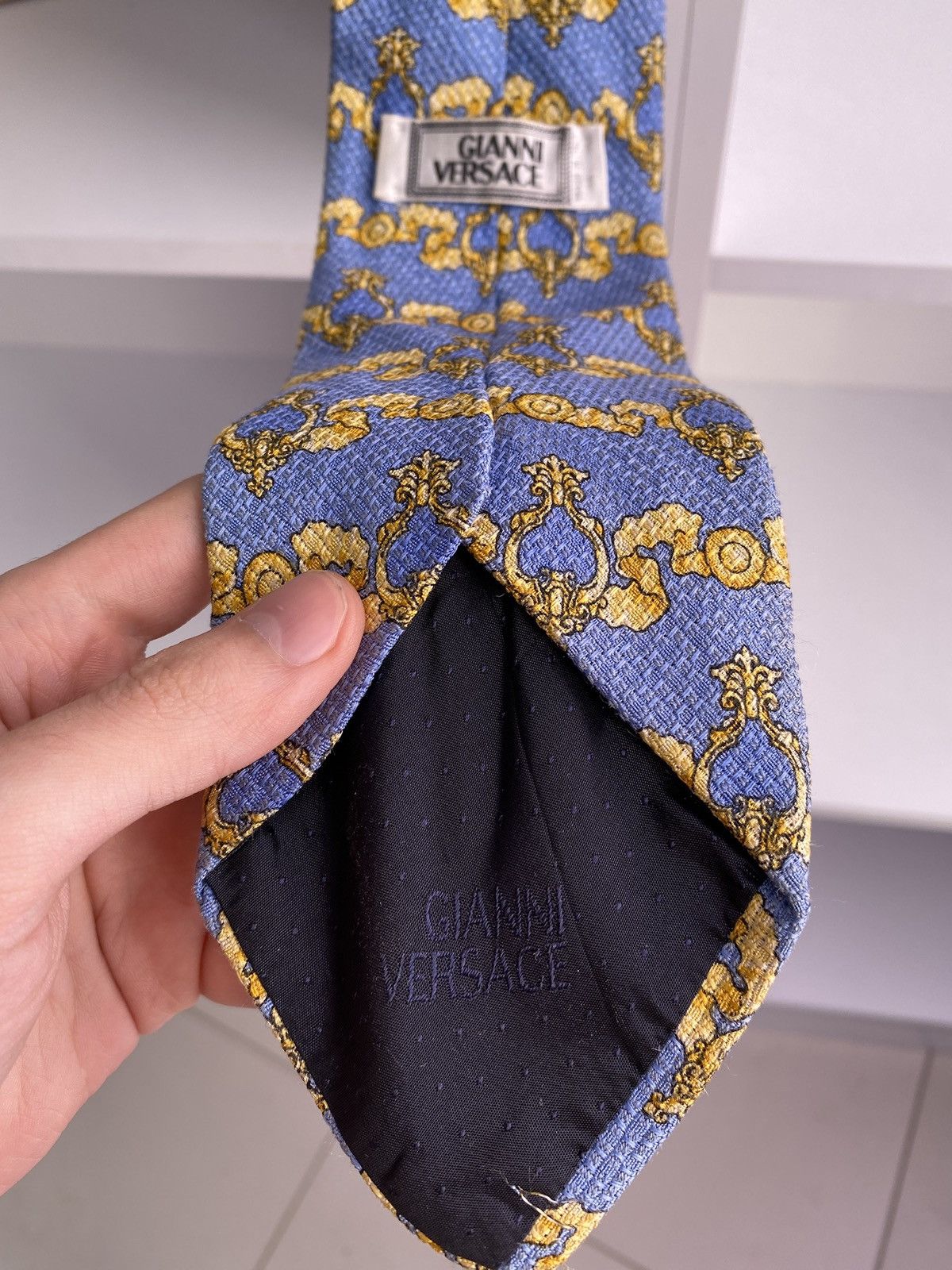 Versace × Vintage Vintage Gianni Versace Tie Size ONE SIZE - 6 Thumbnail