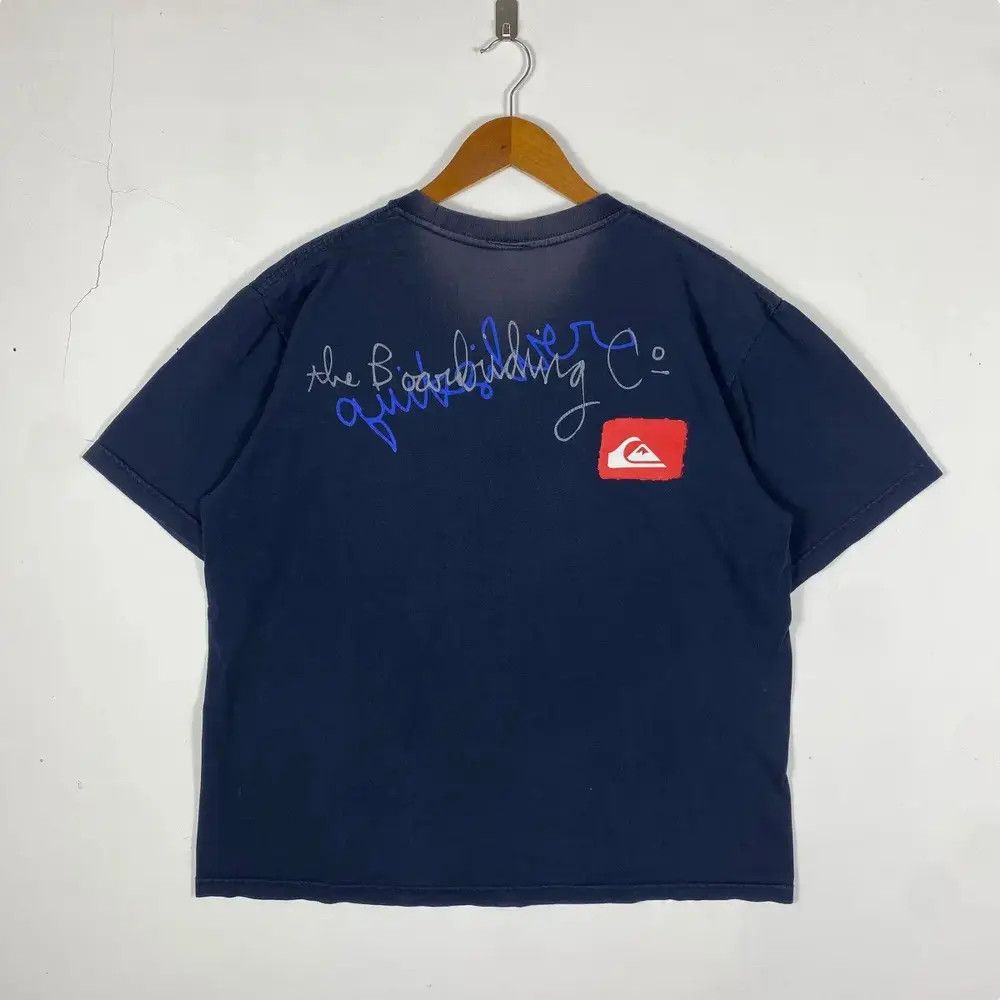 Quiksilver Vintage 00's QUIKSILVER The Boardriding Faded Surf Tee Shirt Size US L / EU 52-54 / 3 - 4 Thumbnail