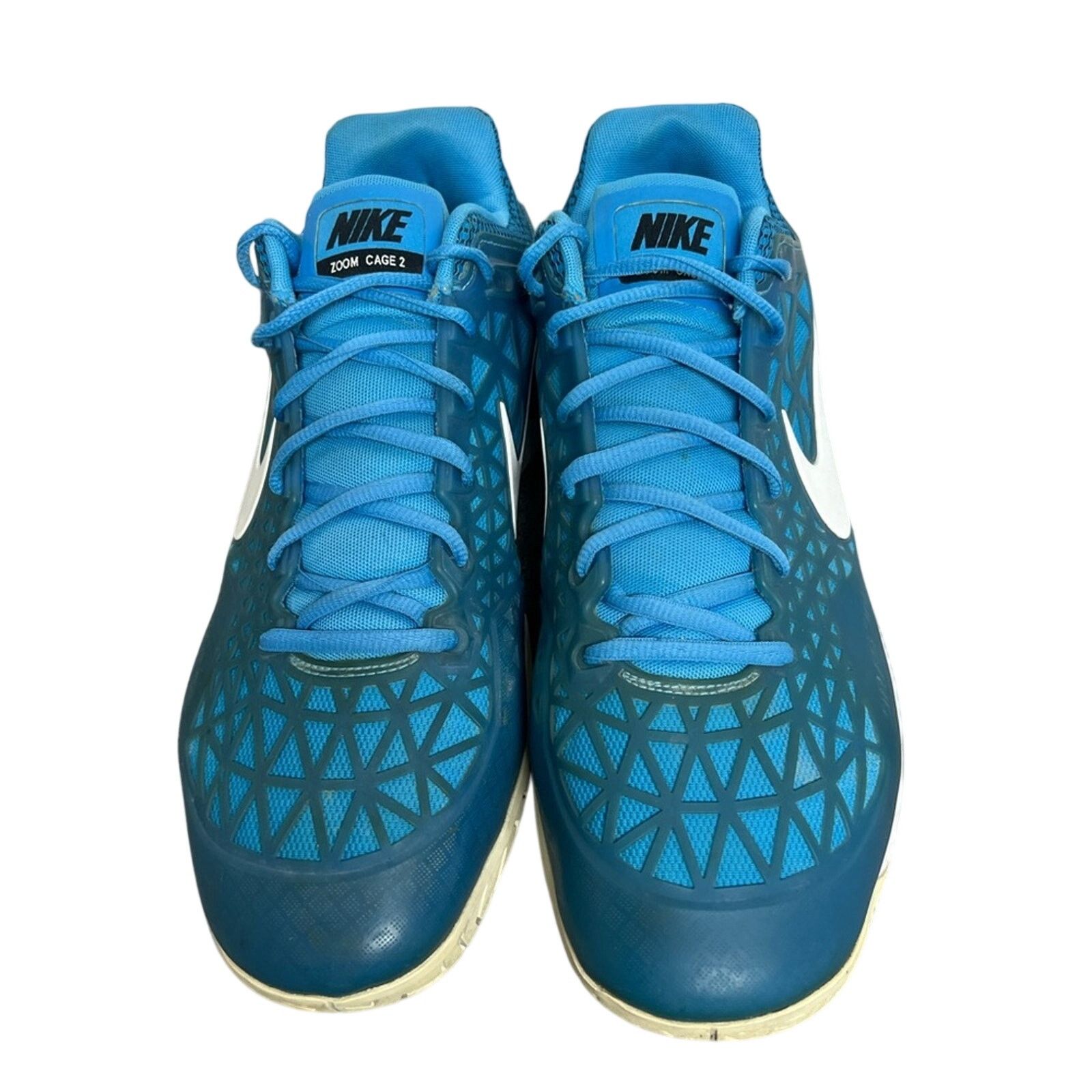 Nike Rare Nike Court Zoom Vapor Cage 2 Blue Tennis Shoes HC Mens Size US 13 / EU 46 - 6 Thumbnail
