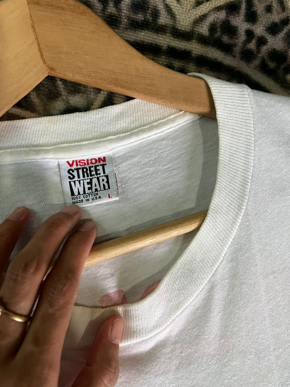 Vintage × Vision Streetwear Vintage 80s Single Stitch Vision Streetwear Spellout Size US L / EU 52-54 / 3 - 17 Thumbnail