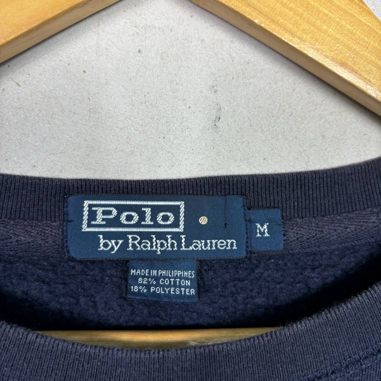Polo Ralph Lauren Vtg 90s Polo Ralph Lauren Spellout Crewneck Sweatshirt M⁠ Size US M / EU 48-50 / 2 - 5 Thumbnail