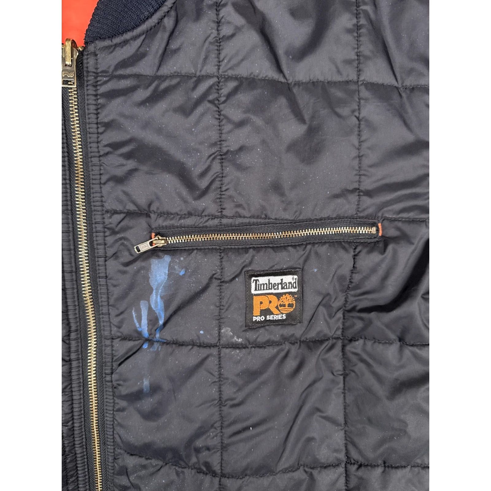 Timberland Timberland PRO Jacket Mens XL Black Quilted Full Zip Insulated Lined Work Bomber Size US XL / EU 56 / 4 - 6 Thumbnail