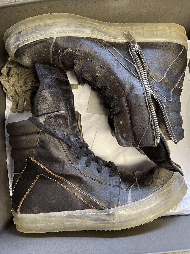 Rick Owens rick owens ss19 geobasket bluejay Size US 9 / EU 42 - 1 Thumbnail