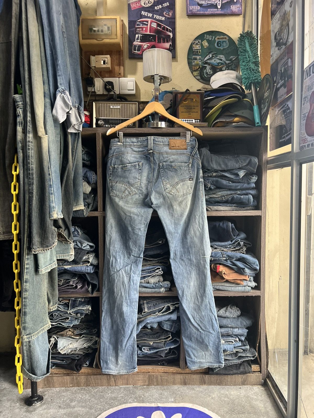 GAS 🔥Rare Gas Distressed Denim Size US 32 / EU 48 - 3 Thumbnail
