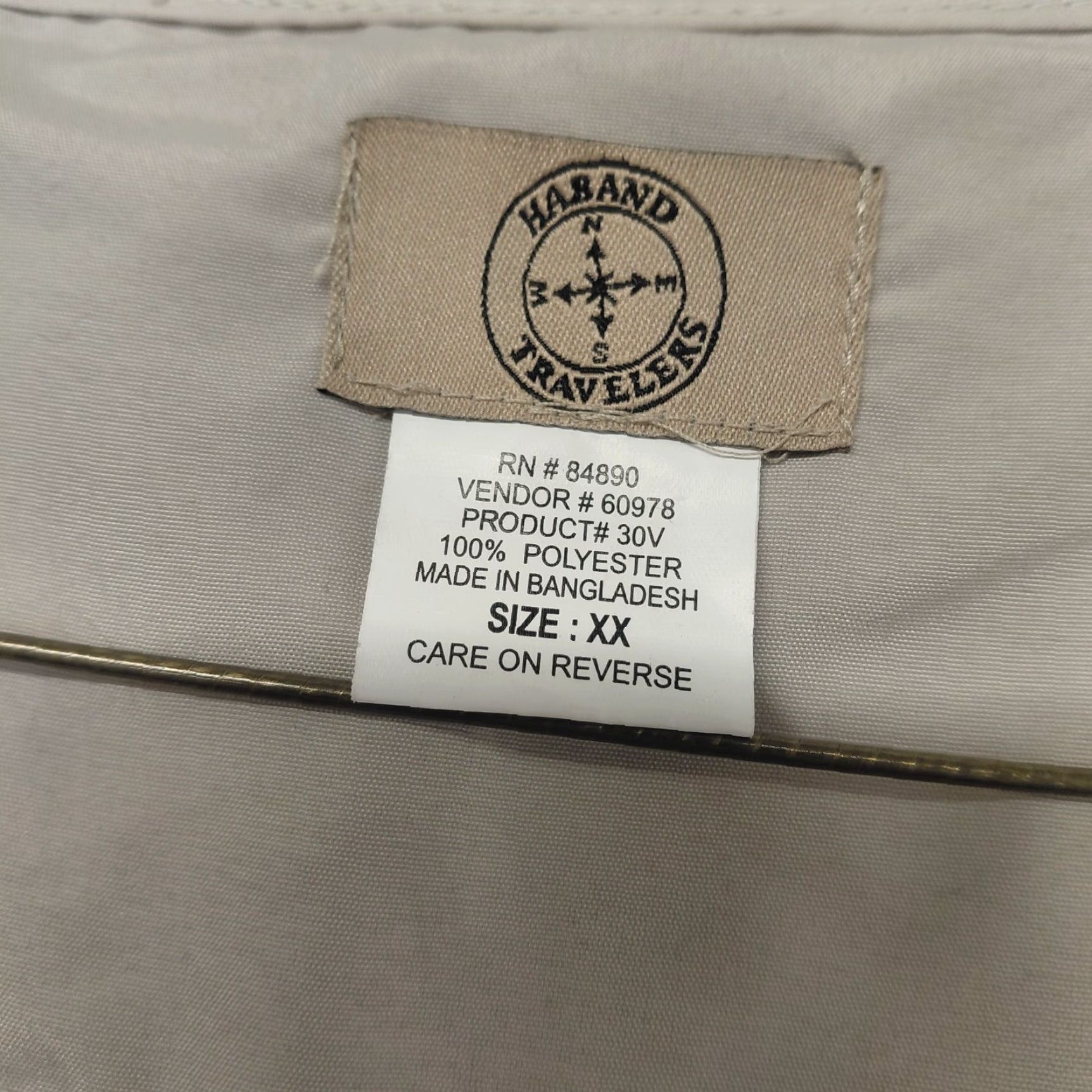 Haband Haband Travelers Vest Men's XXL Tan Fishing Hiking Camping Zip Front Pockets EUC Vest (2XL) Brown Softshell Zipper Front Pockets Travel Hiking Men Size US XXL / EU 58 / 5 - 6 Thumbnail