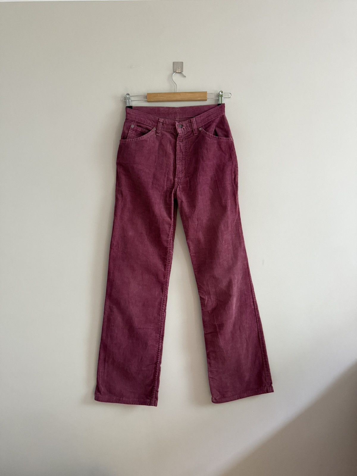 Levi's Vintage Levi’s White Tab Big E Corduroy Pants Talon Zip Size US 27 - 5 Thumbnail