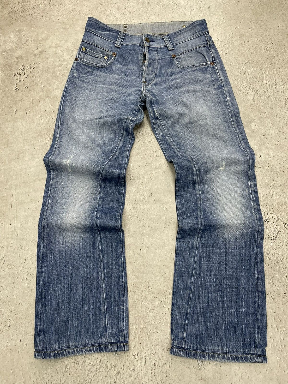 G-Star Rare flared y2k g star raw distressed jeans y2k Size US 31 - 1 Thumbnail