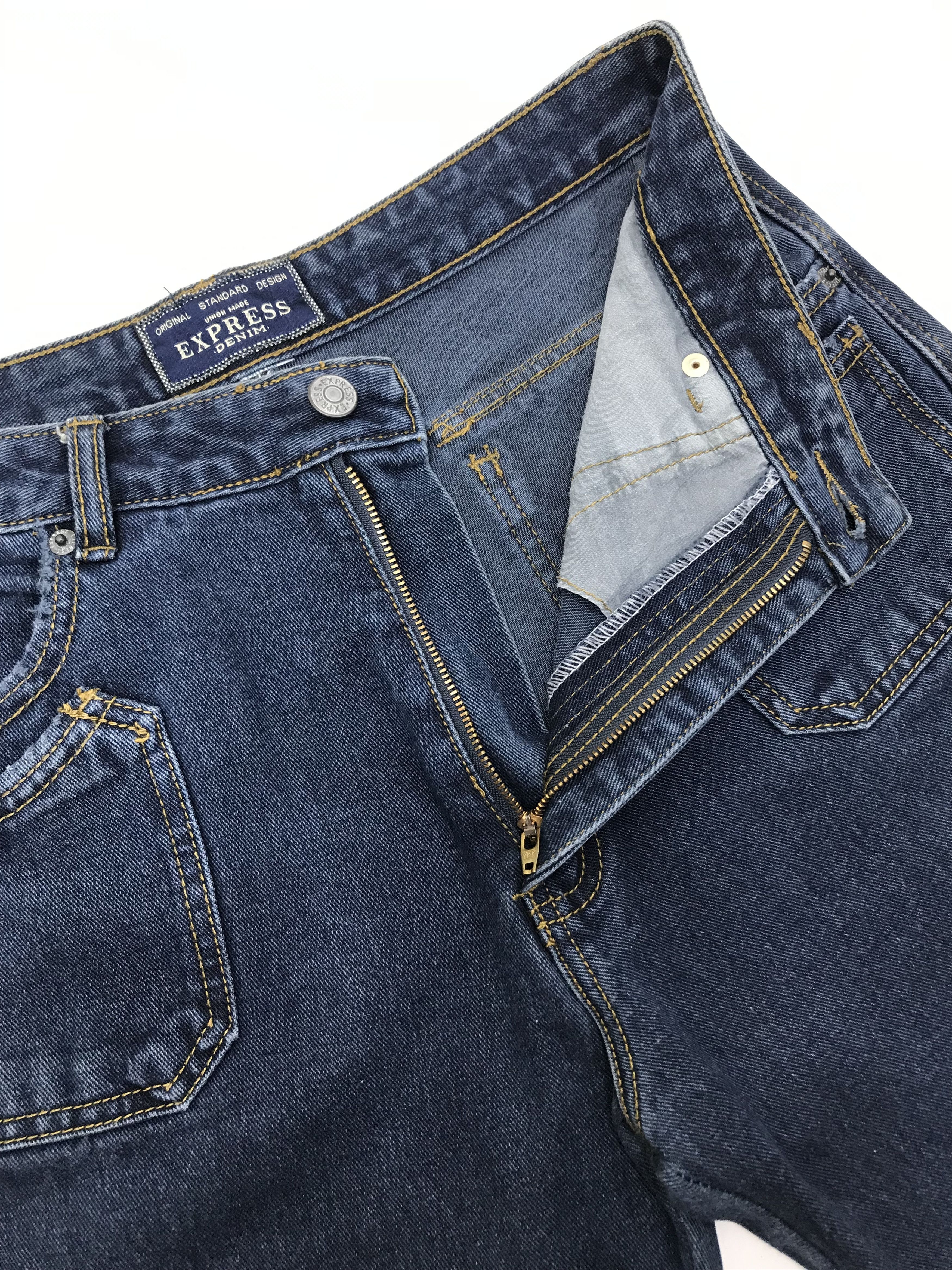 Japanese Brand Vintage Union Made Flare Jeans Bell Bottom Denim Size 30" / US 8 / IT 44 - 9 Thumbnail