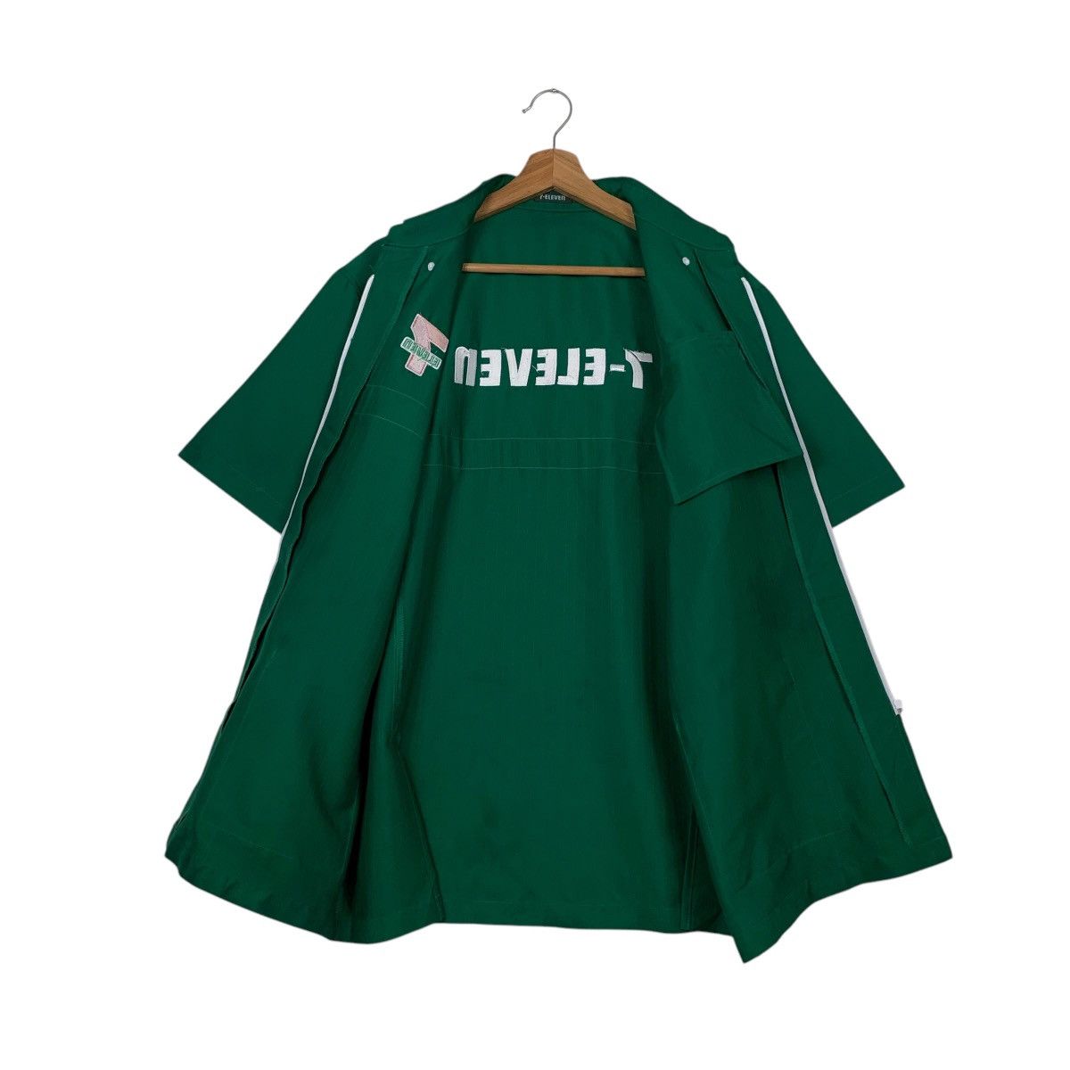 Vintage 7-ELEVEN Big Logo Green Worker Uniform Jacket #2365-C106 Size US L / EU 52-54 / 3 - 11 Thumbnail