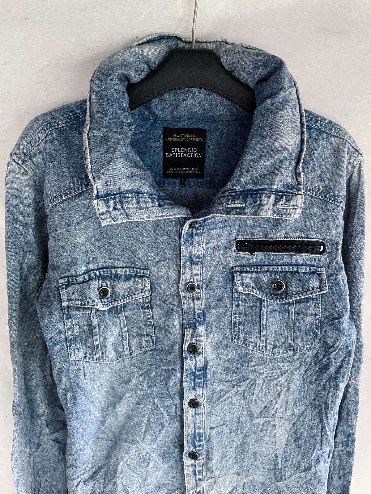 Splendid SPLENDID SATISFACTION BONO BLUE JEANS STYLE SHIRT Size US M / EU 48-50 / 2 - 2 Thumbnail