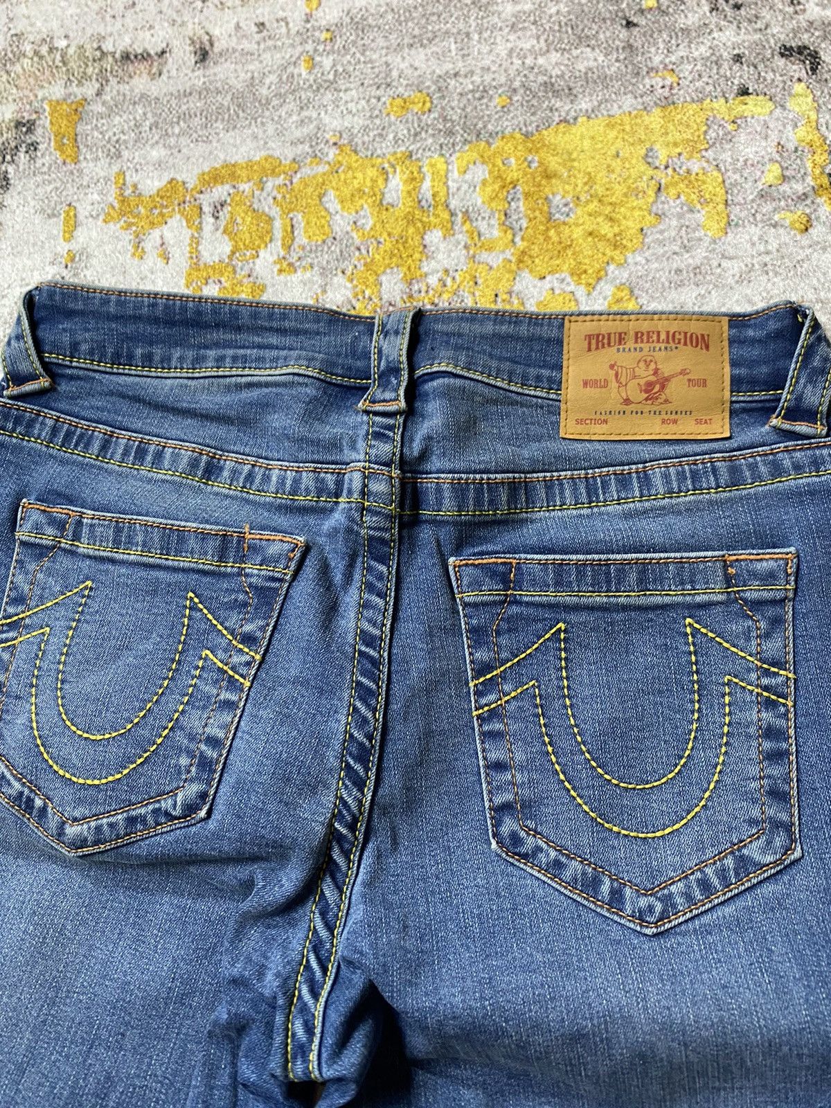 Japanese Brand × Le Grande Bleu (L.G.B.) × True Religion Y2K True Religion Washead Bootcut Jeans Size 28" / US 6 / IT 42 - 3 Thumbnail