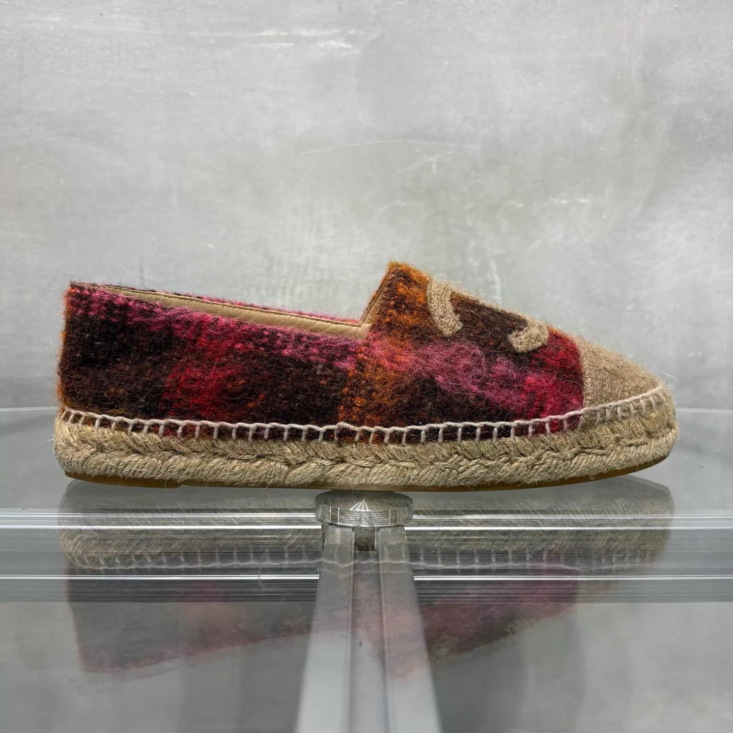 Chanel Chanel Retro Neon CC Wool Tweed Fisherman Shoes 39 Size US 8.5 / IT 38.5 - 4 Thumbnail
