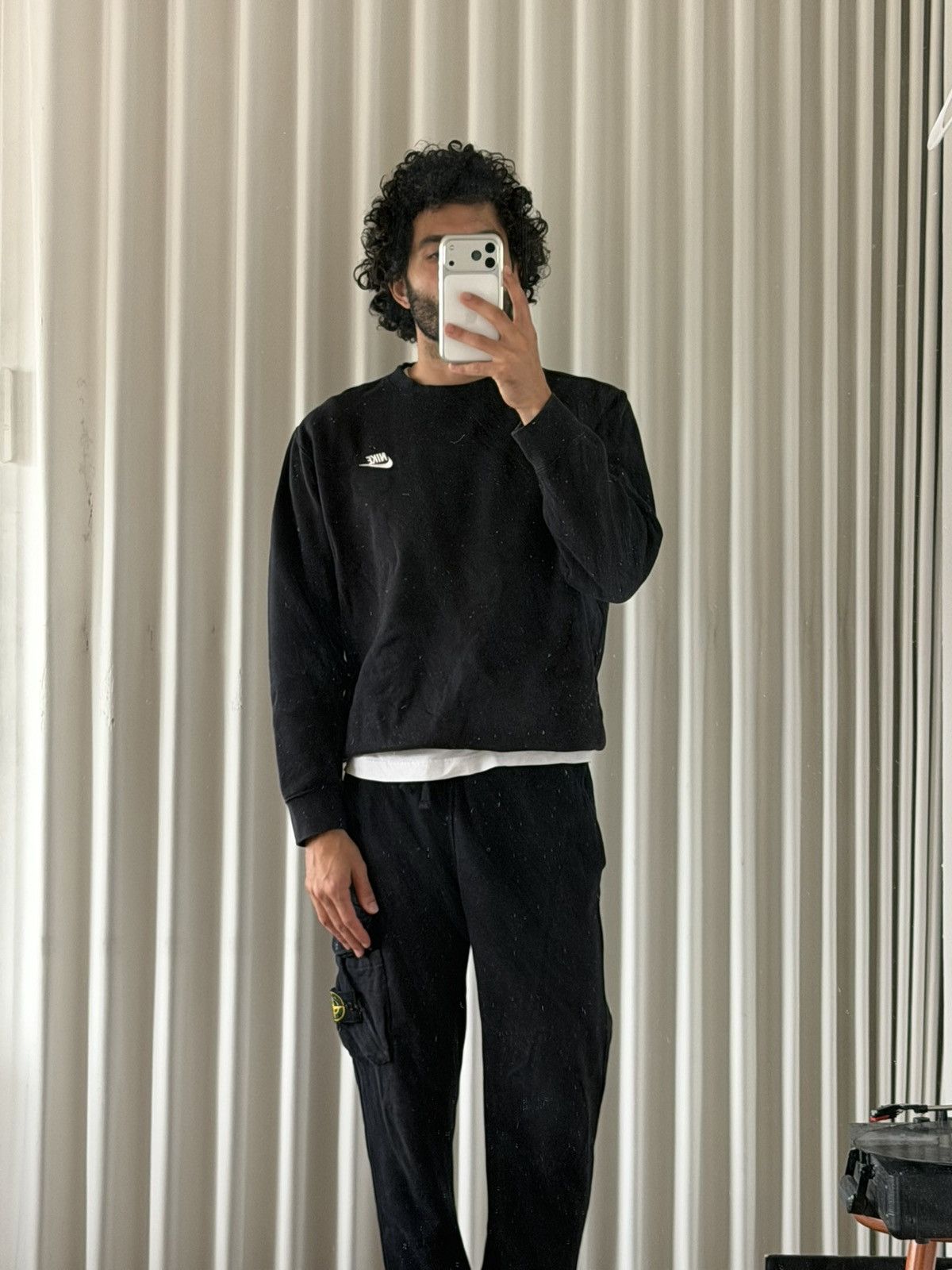 Nike Nike Black Crewneck Sweatshirt Size US M / EU 48-50 / 2 - 1 Thumbnail