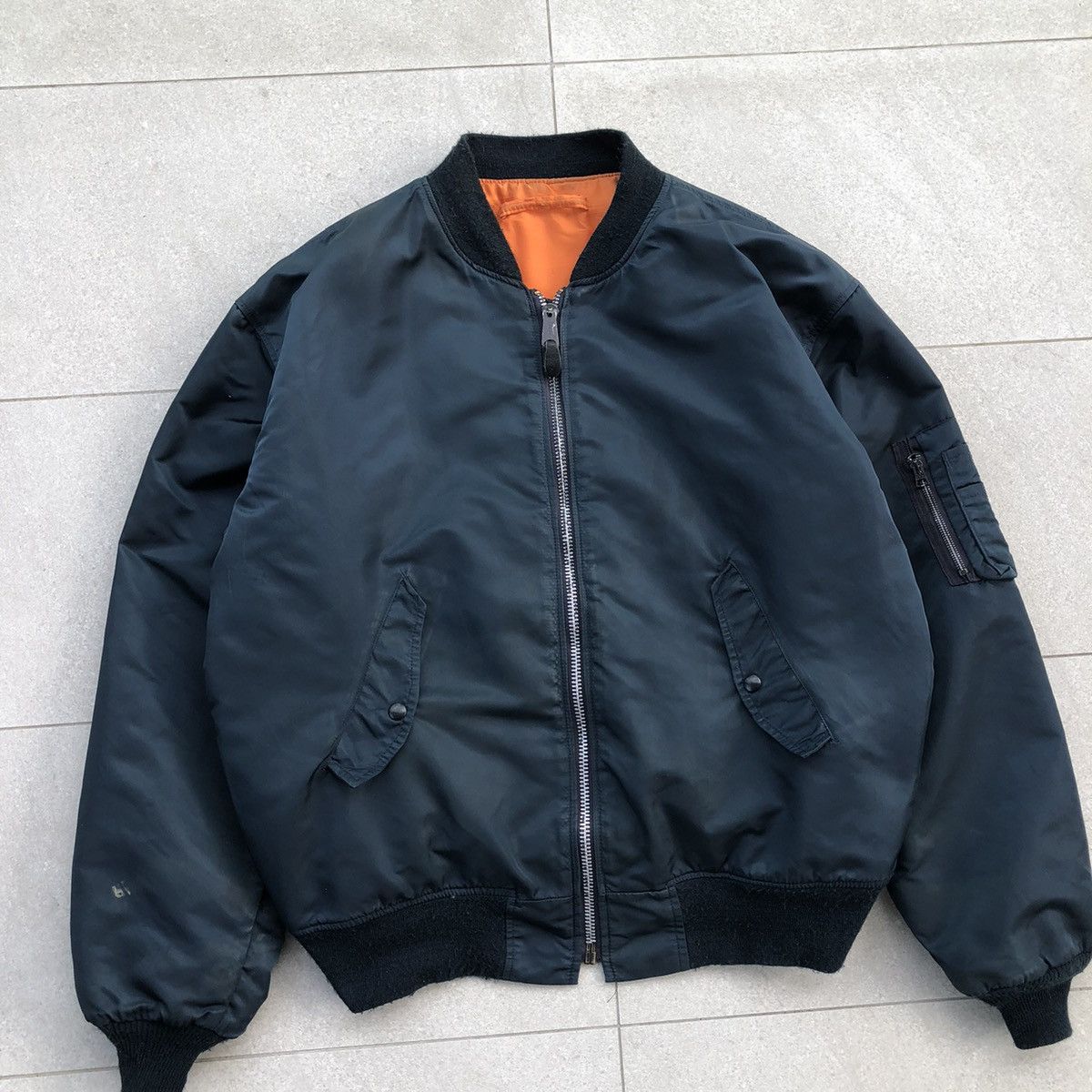 Vintage Vintage Flyers Man’s Intermediate Ma1 Bomber Jacket Size XXL Size US XXL / EU 58 / 5 - 3 Thumbnail