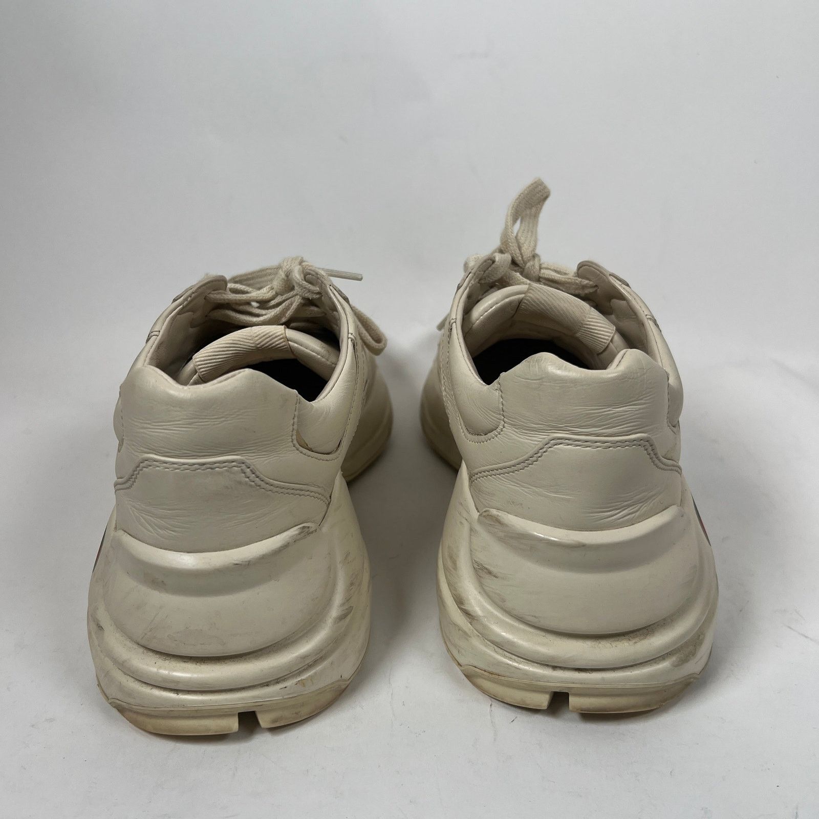 Gucci Gucci Cream Classic Logo Rhyton Sneaker Size 38 Size US 8 / IT 38 - 6 Thumbnail
