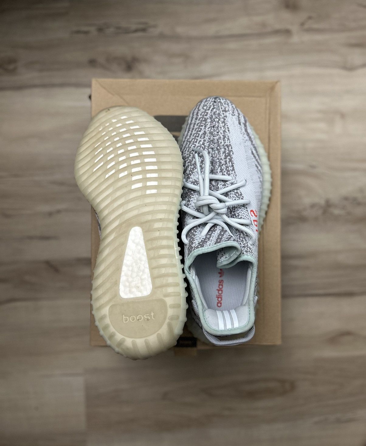 Adidas × Kanye West Yeezy Boost 350 v2 - Blue Tint Size US 9 / EU 42 - 8 Thumbnail