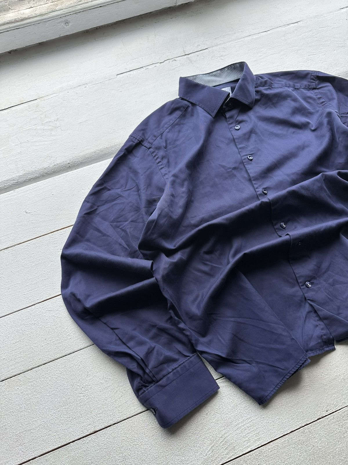 Eton × Vintage 🚨 VINTAGE ETON Spa Button Up Luxury Shirt Made in Italy Size US M / EU 48-50 / 2 - 2 Thumbnail