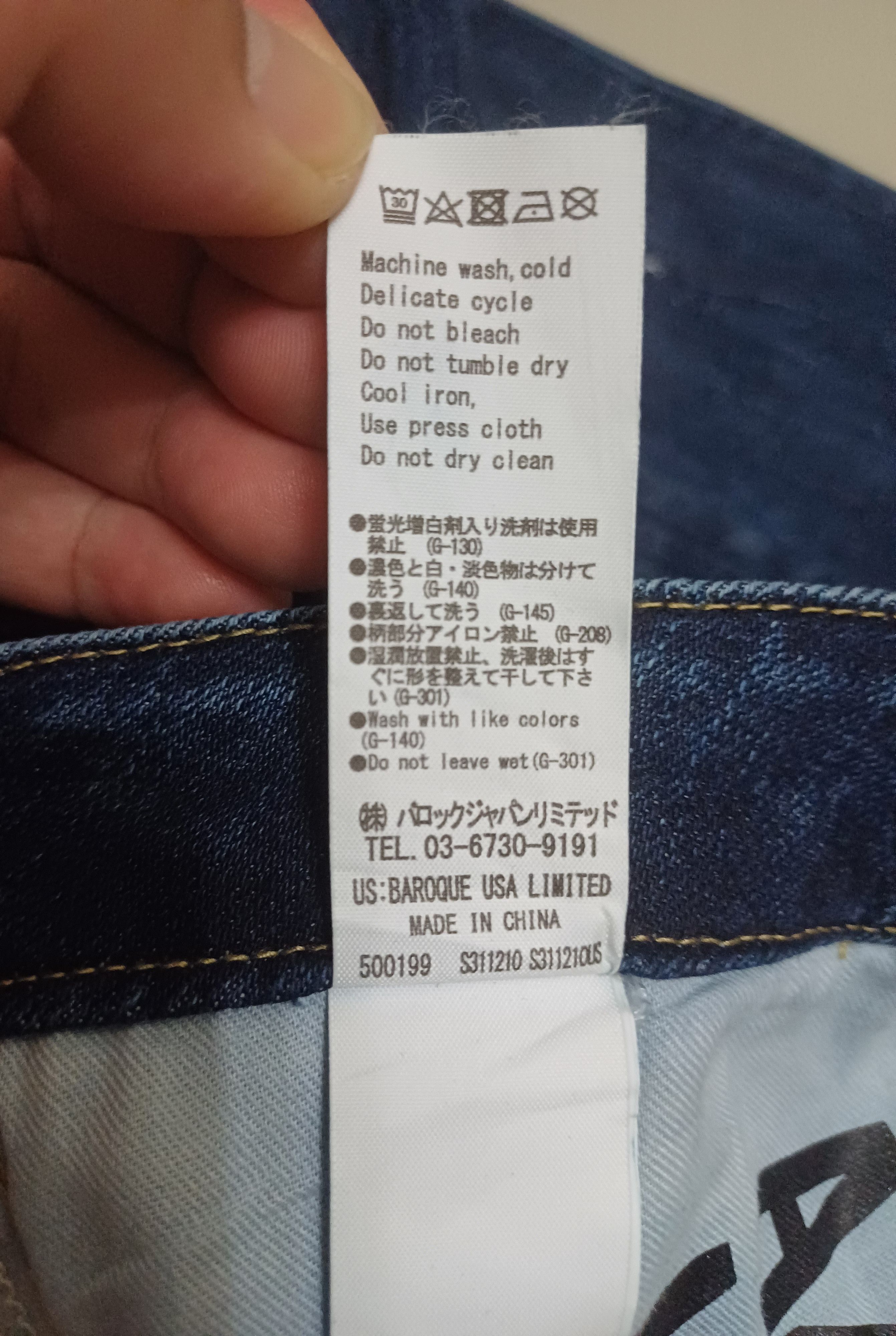 MOUSSY Splash jeans.. Azul by Moussy streachable & skinny cutting Size 30" / US 8 / IT 44 - 8 Thumbnail