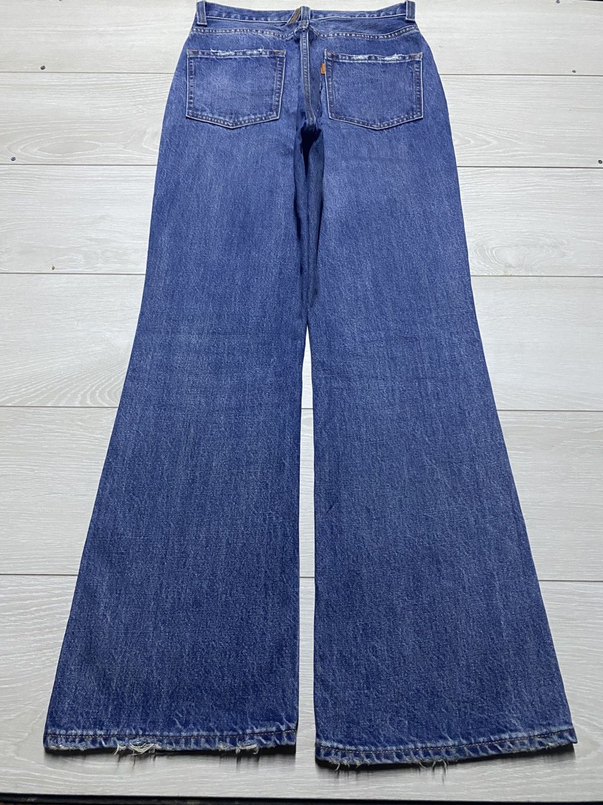 Japanese Brand Vintage Rodeo Crown Blue Wash Ifsixwasnine Style Flare Jeans Size US 29 - 2 Thumbnail