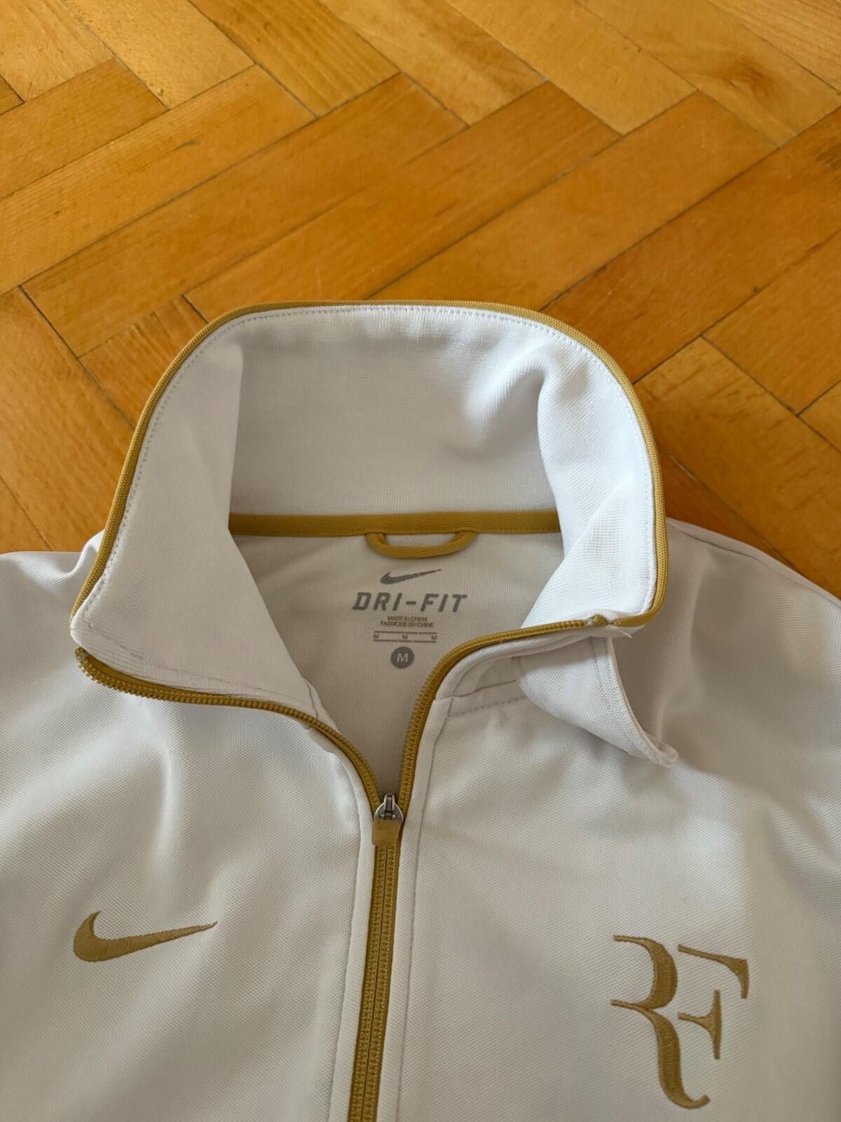 Nike Nike RF Roger Federer Wimbledon 2010 Jacket White Track Top Size US M / EU 48-50 / 2 - 6 Thumbnail