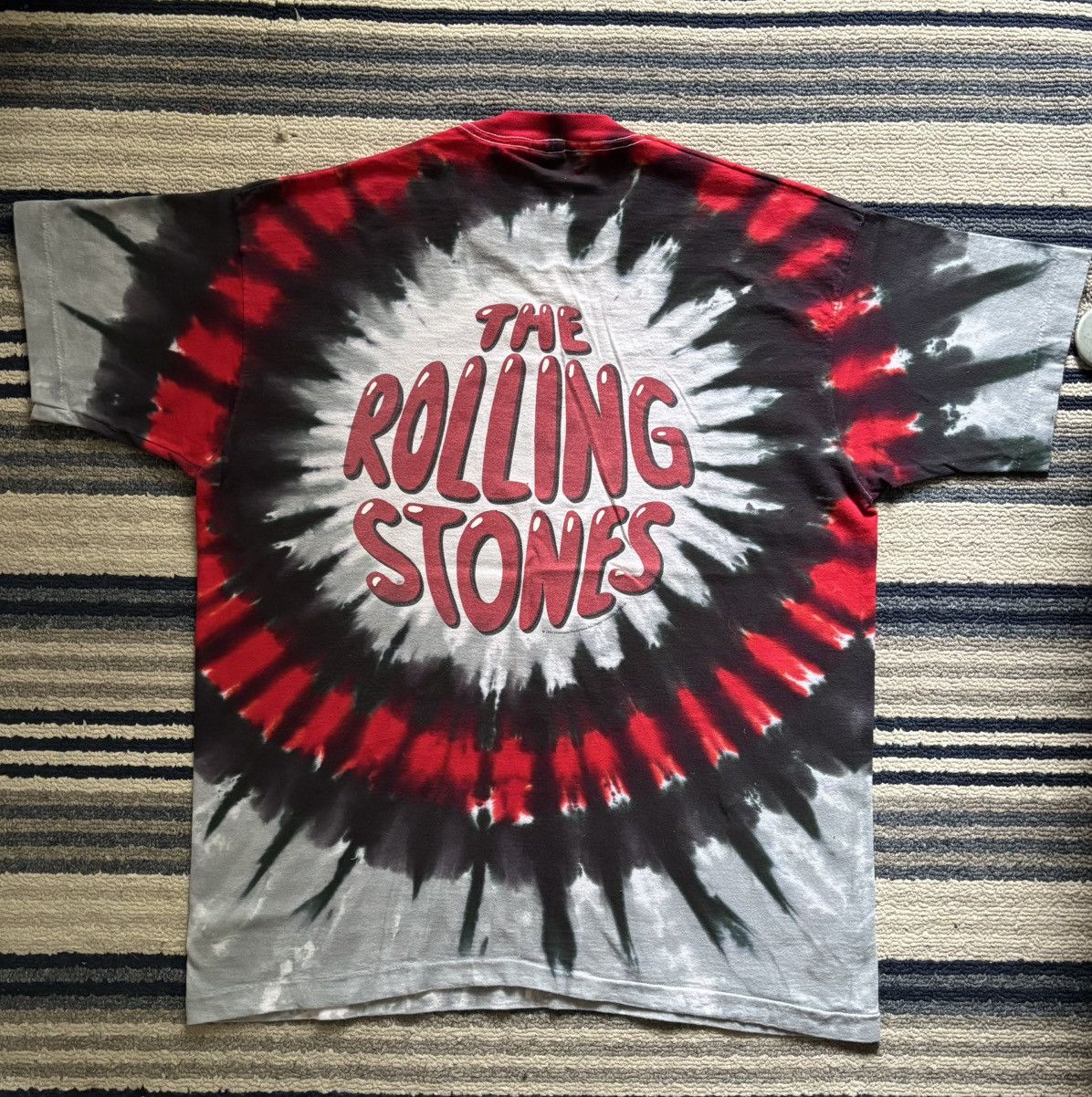 Fruit Of The Loom 1994 Rolling Stones Voodoo Lounge Tie Dye Tee XL USA Size US XL / EU 56 / 4 - 6 Thumbnail