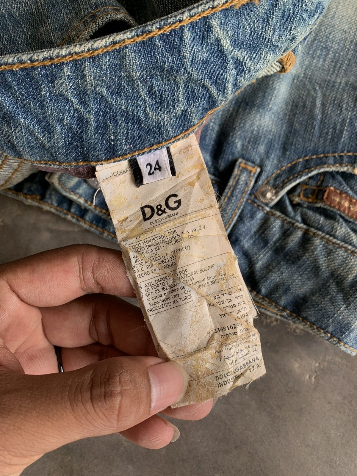 Dolce & Gabbana Dolce & Gabbana Denim Vintage Skirt Size 24" / US 00 / IT 34 - 10 Thumbnail