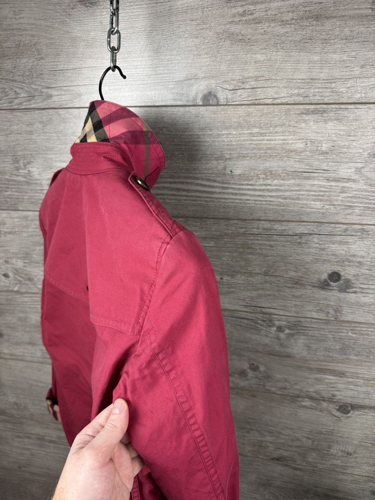 Burberry Burberry Brit Trench Vintage coat with checkered lining Size M / US 6-8 / IT 42-44 - 14 Thumbnail