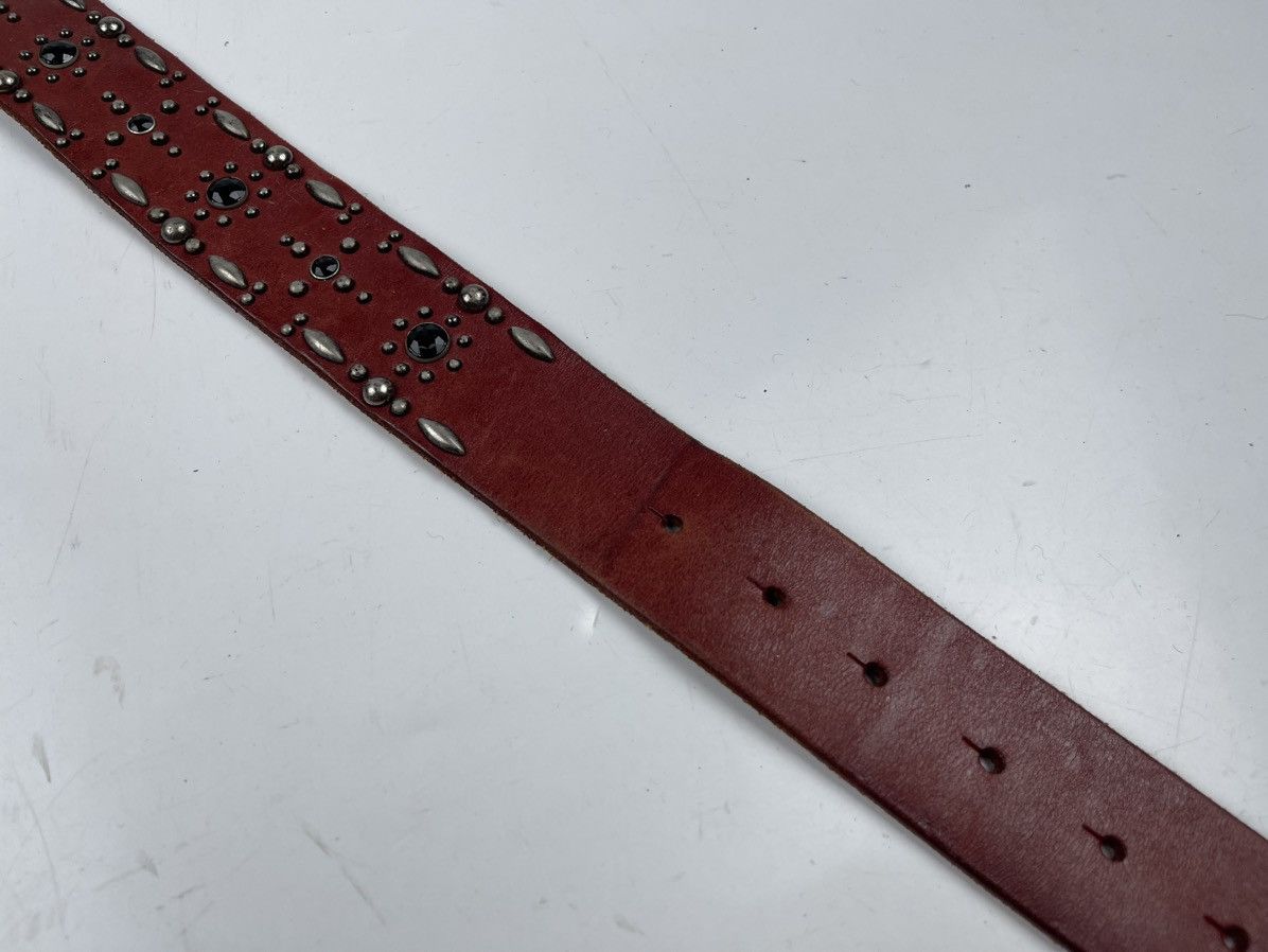 Japanese Brand studded leather belt tc4 Size 36 - 5 Thumbnail