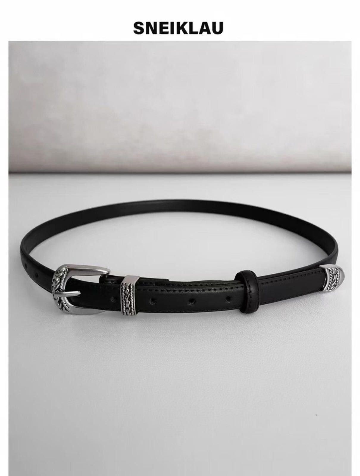 Jewelry Retro Metal Belt – Simple Silver, Versatile Fit Size ONE SIZE - 5 Thumbnail