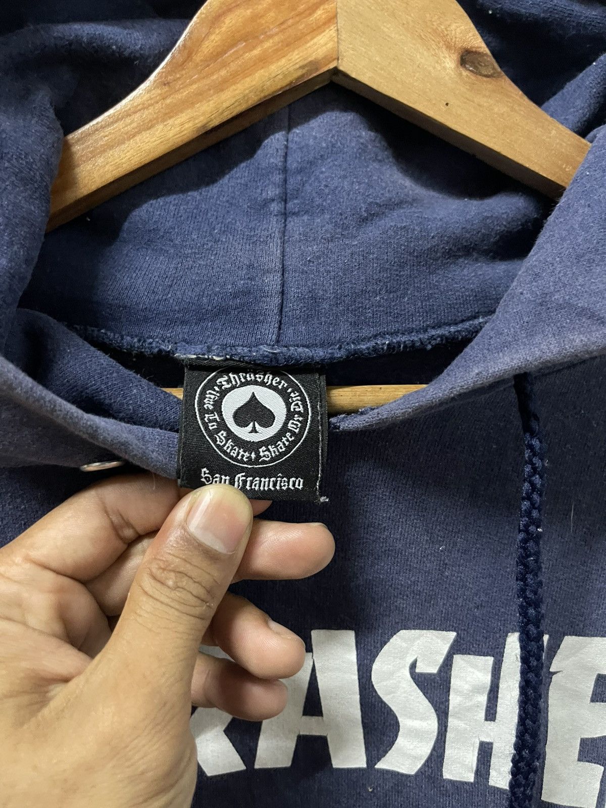 Thrasher Vintage thrasher skeatboard hoodie Size US XL / EU 56 / 4 - 6 Thumbnail