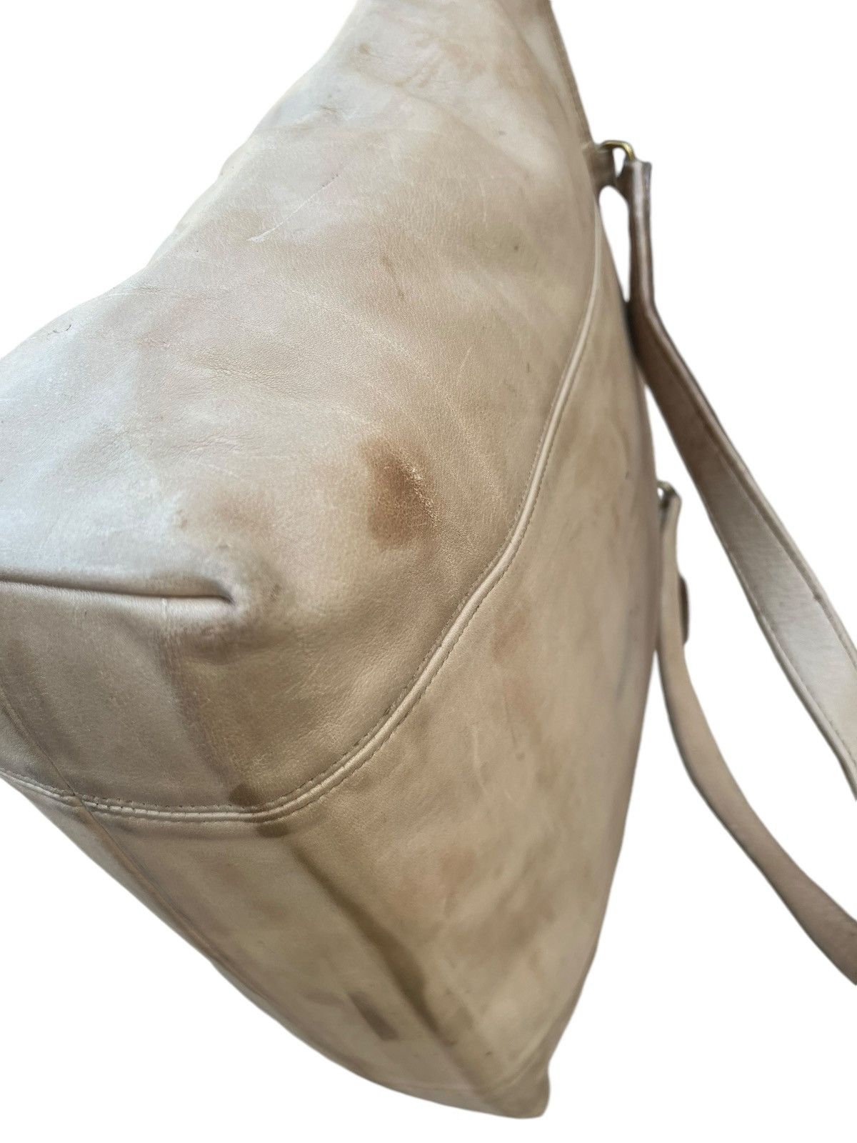 Coach × Leather Vintage 90s COACH Distress Stains Patina Leather Tote Bag Size ONE SIZE - 15 Thumbnail