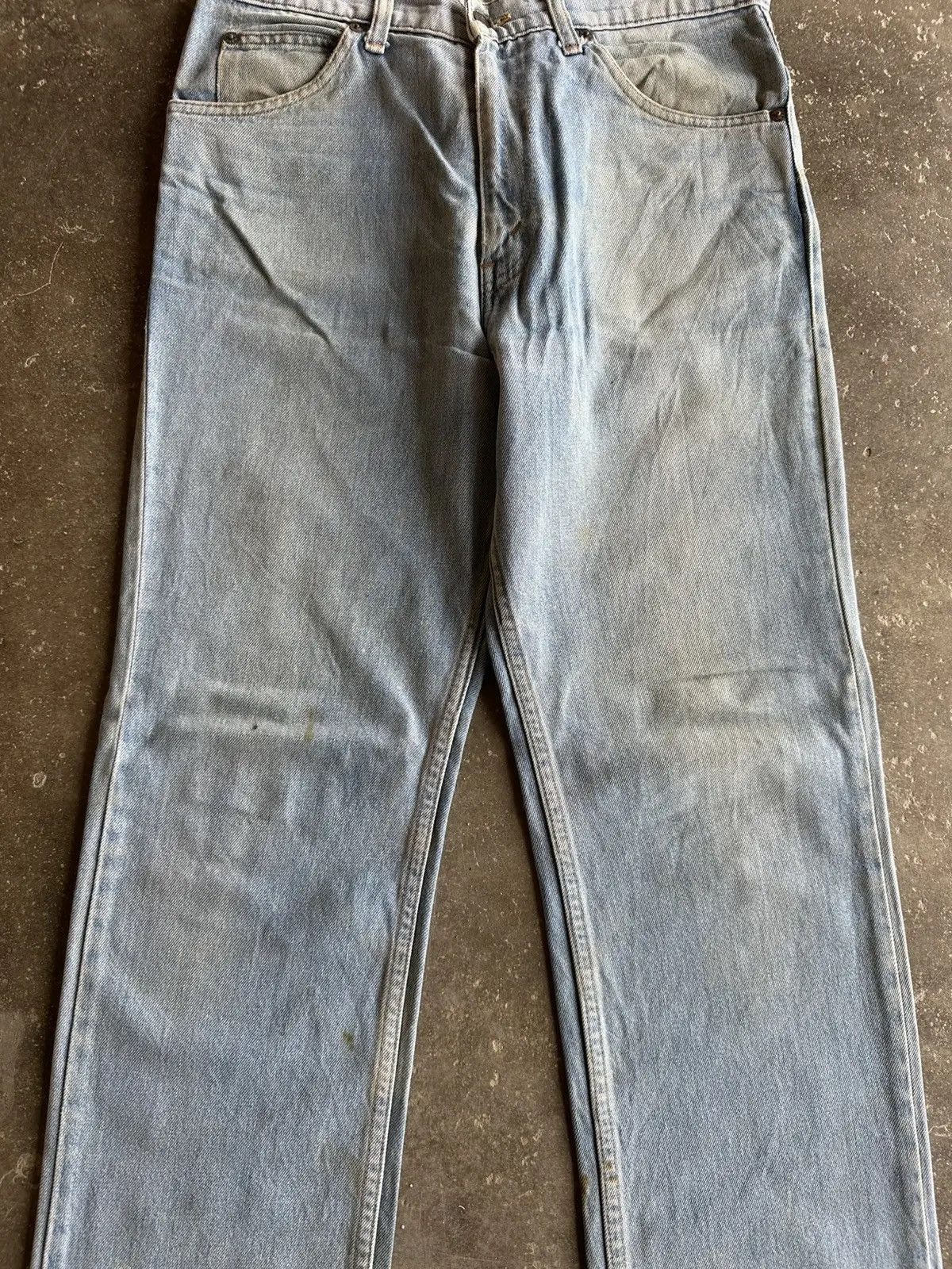 Levi's SEND OFFER🍁VINTAGE LEVI’S ORANGE TAB RUSTY DIRTY DENIM PANT Size US 30 / EU 46 - 6 Thumbnail