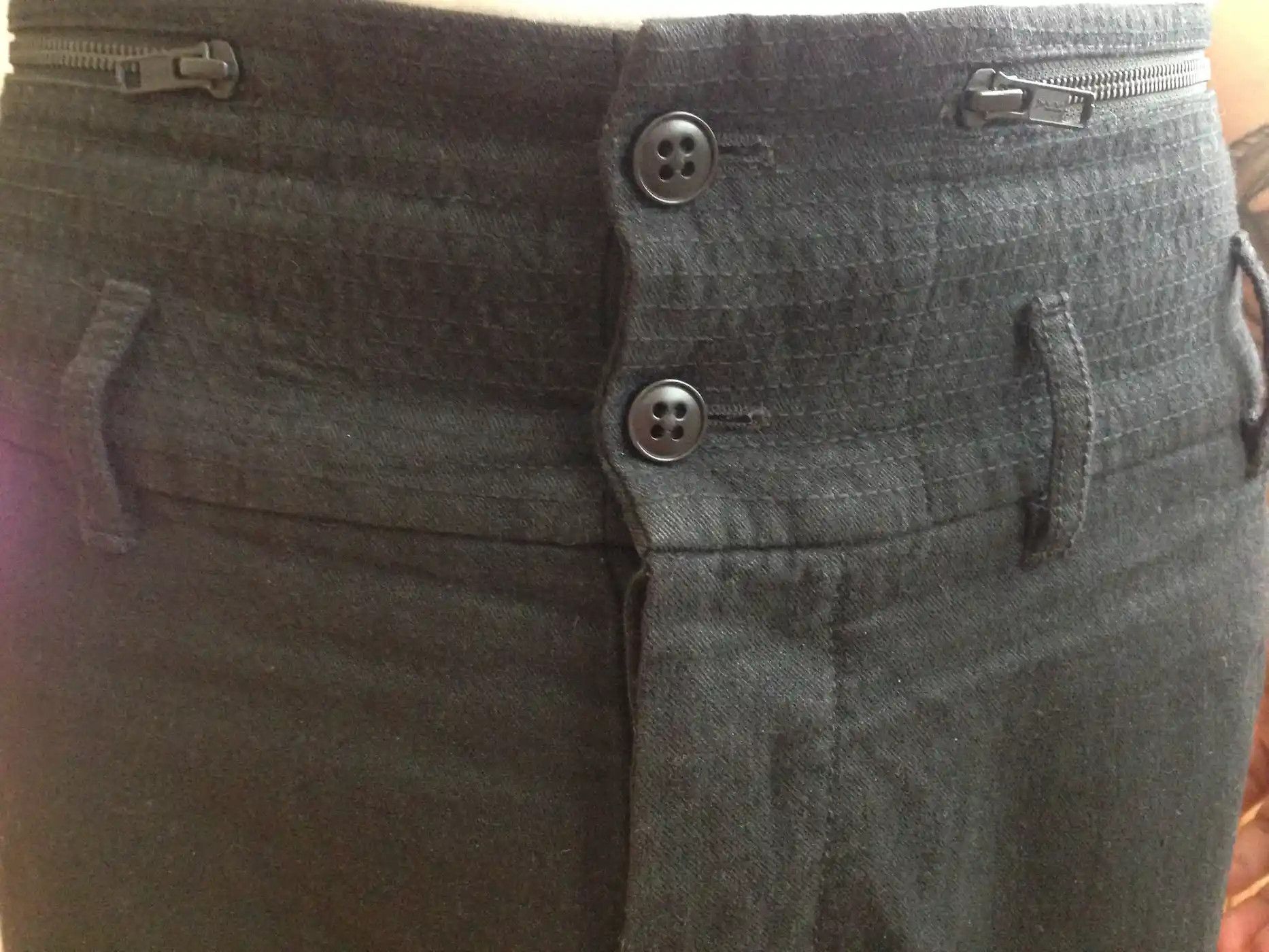 Ann Demeulemeester Ann Demeulemeester high waisted cropped pants Size US 32 / EU 48 - 6 Thumbnail