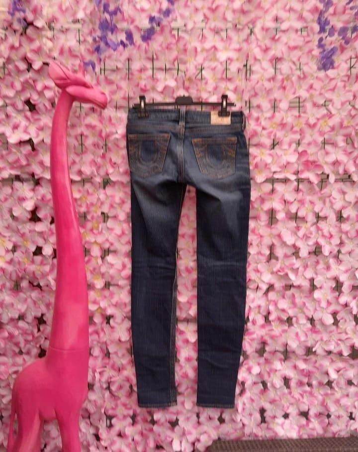 True Religion 2010s True Religion Slim Jeans W27/L34 Size 27" / US 4 / IT 40 - 3 Thumbnail