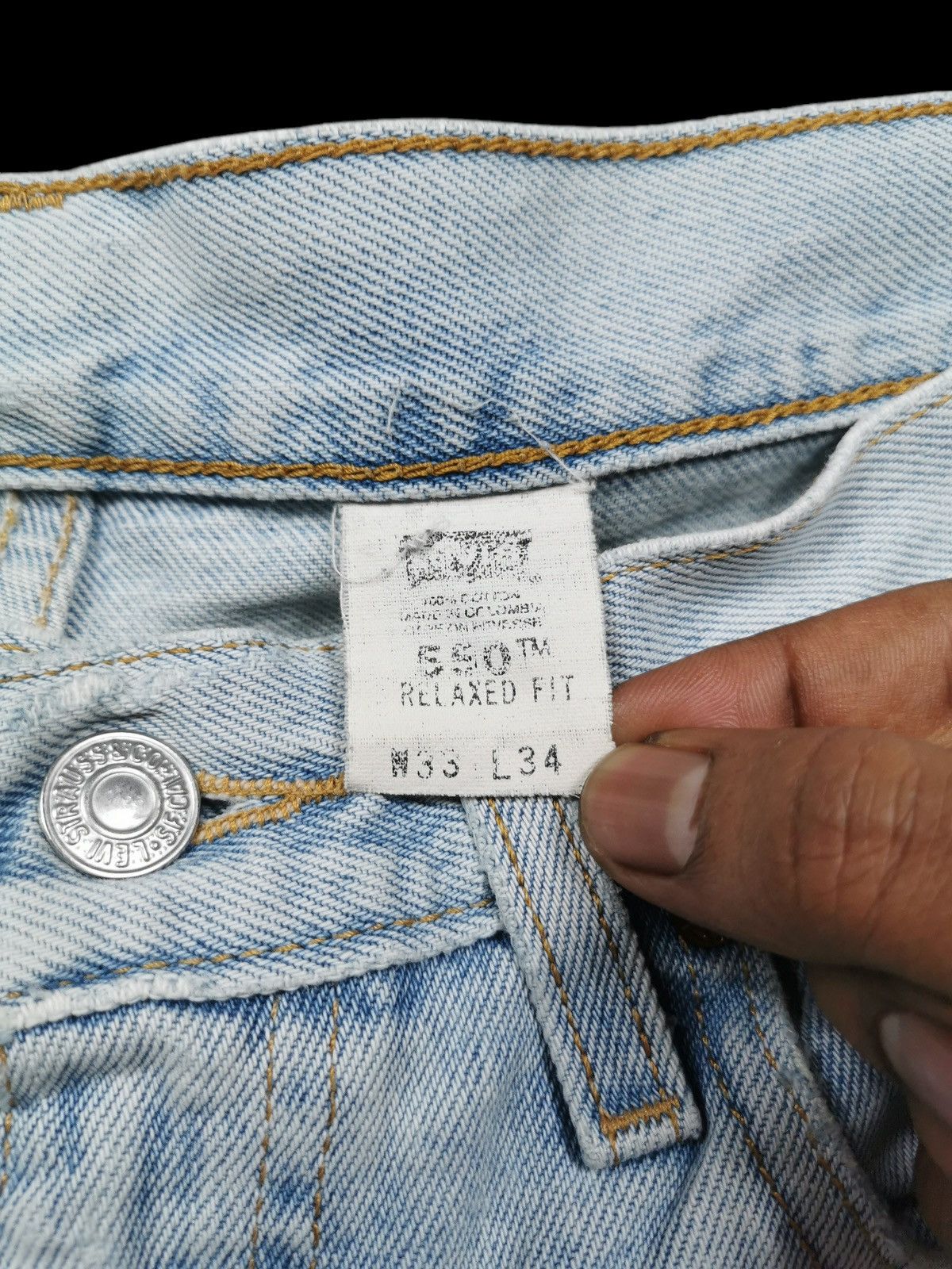 Levi's Thrashed Levi’s Jeans, Size 33x35 Size US 33 - 9 Thumbnail