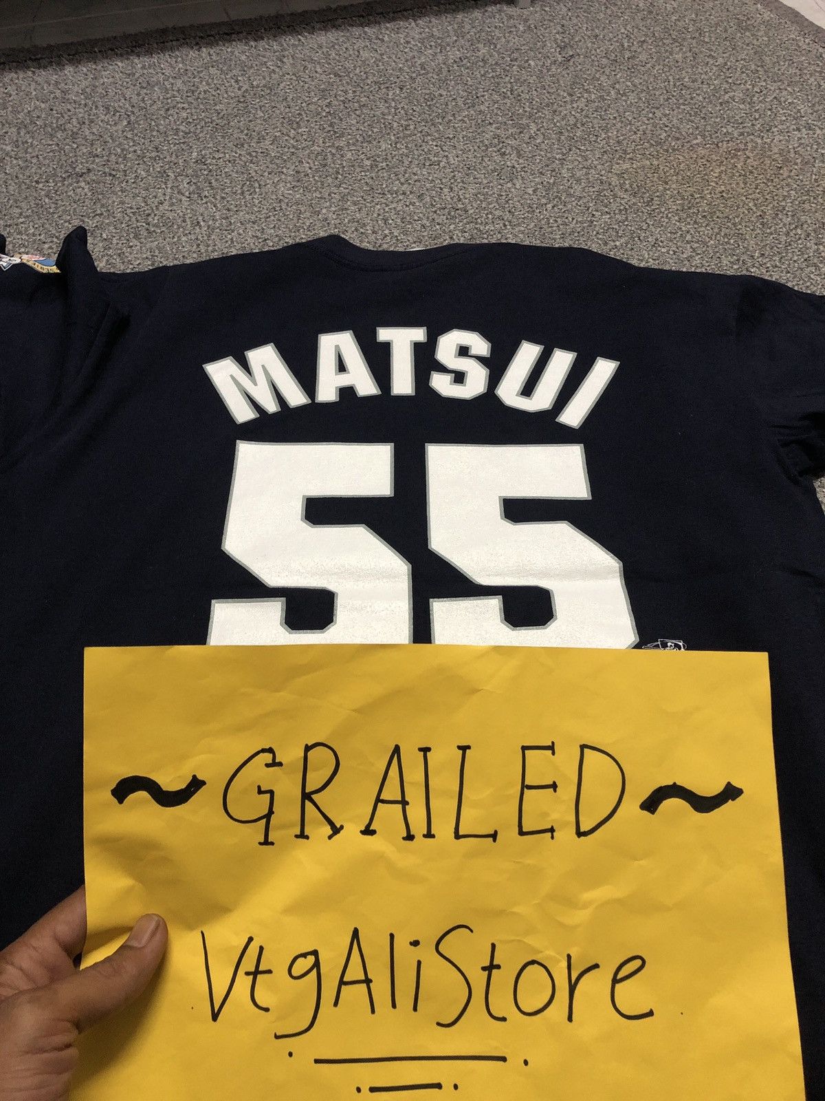 k MLB majestic ニューヨーク・メッツ #25 MATSUI majestic Matsui #25 NY Mets Stitched Road Jersey Gray SZ M