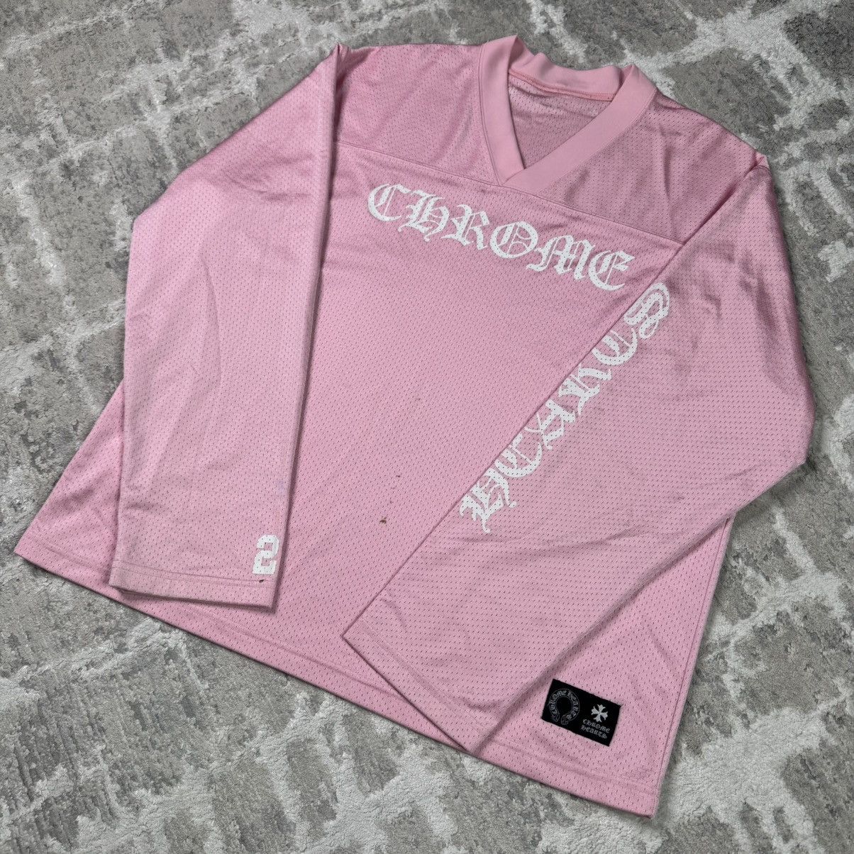 Chrome Hearts Love you mesh long sleeve stadium jersey Size US L / EU 52-54 / 3 - 2 Thumbnail
