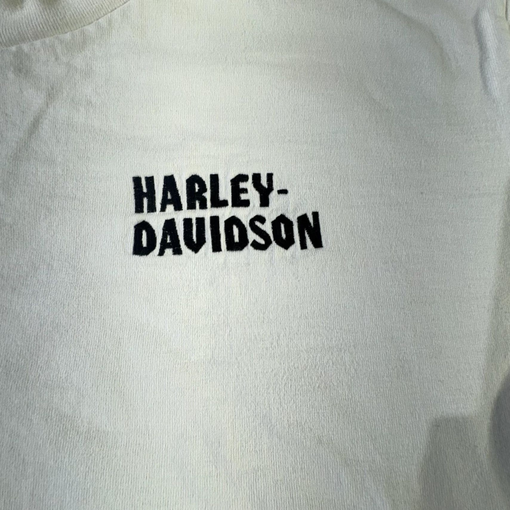 Harley Davidson Harley-Davidson Shirt Mens 2XL White Long Sleeve Biker Logo Killer Creek Roswell GA USA Size US XXL / EU 58 / 5 - 2 Thumbnail