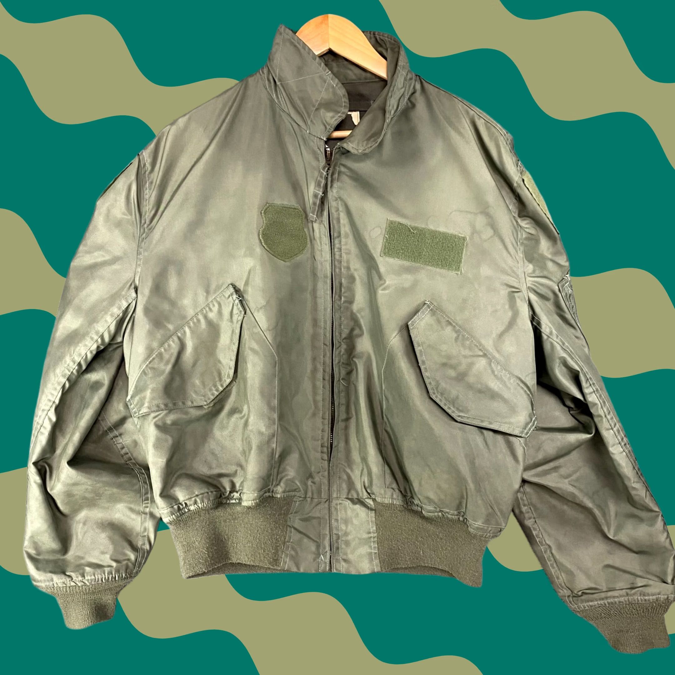 Alpha Industries × Vintage Vintage USAF 45/P Bomber Jacket (Kanye