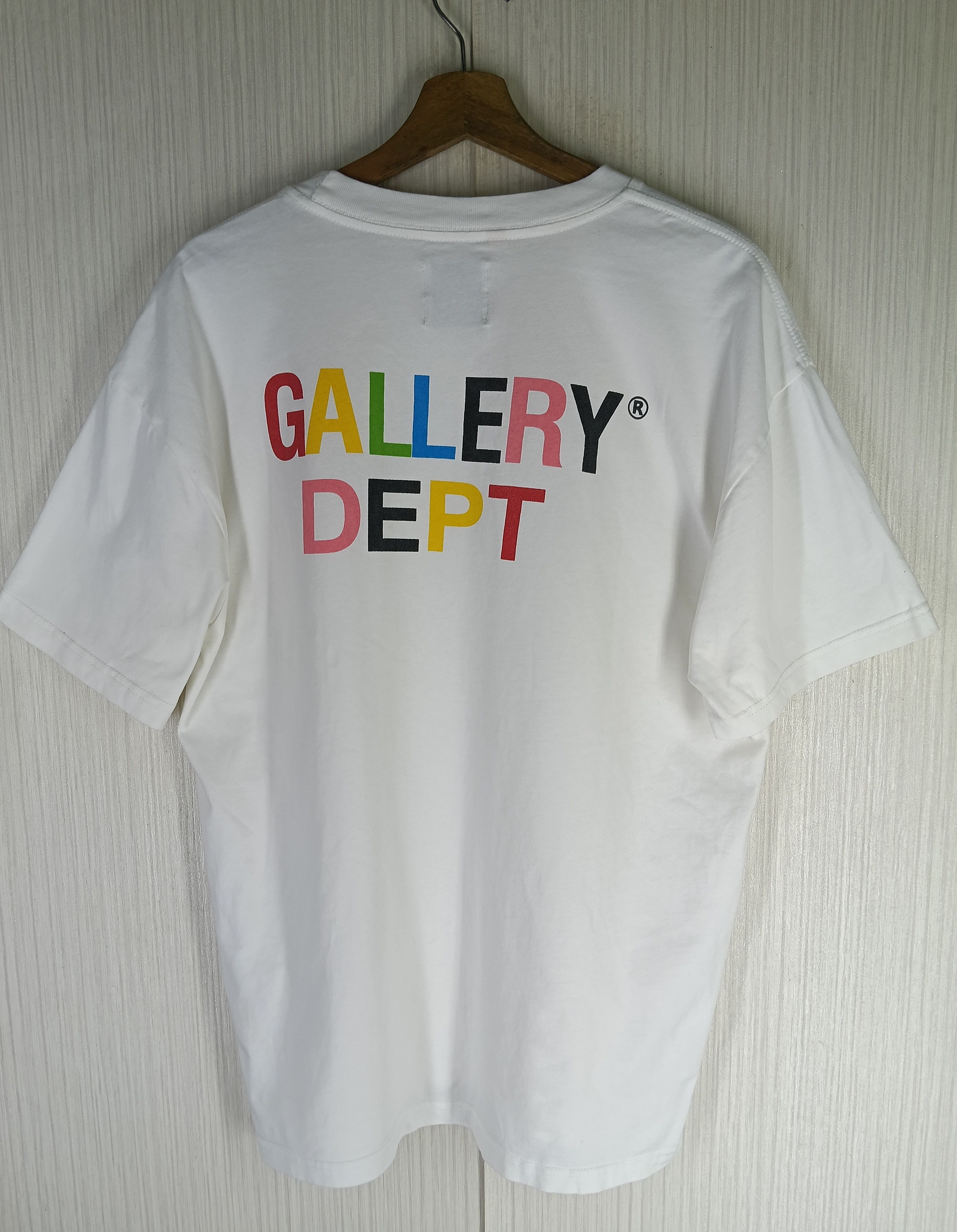 Gallery Dept. Gallery Dept Rainbow Tshirt Size US XL / EU 56 / 4 - 1 Thumbnail