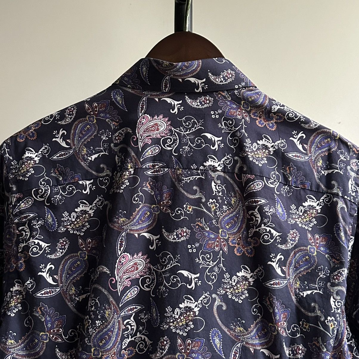 Eton Eton Paisley Print Super Slim Shirt Size L Size US L / EU 52-54 / 3 - 10 Thumbnail