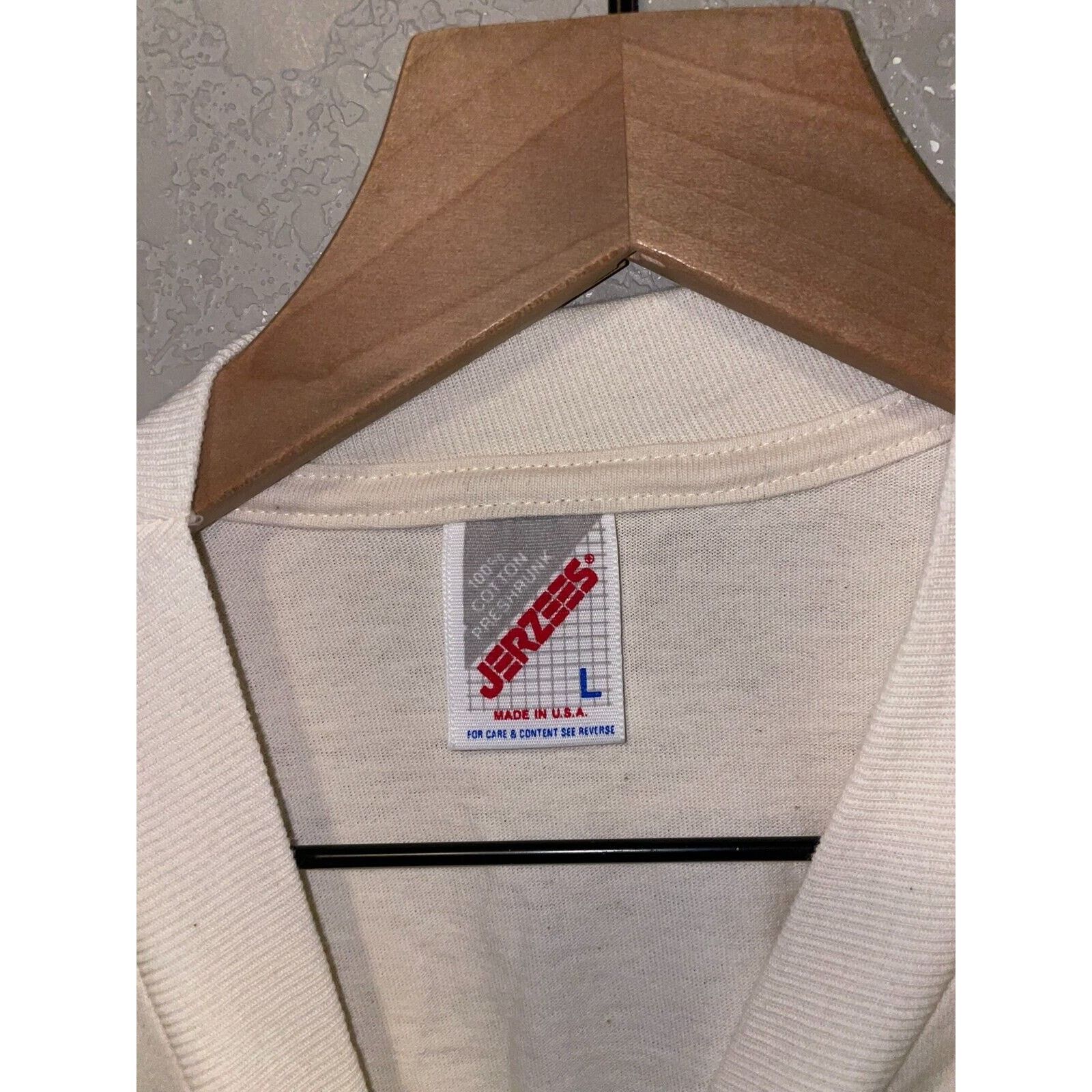 Jerzees 90s Vintage Arizona Desert Flowers White Shirt VTG L Large Size US L / EU 52-54 / 3 - 9 Thumbnail