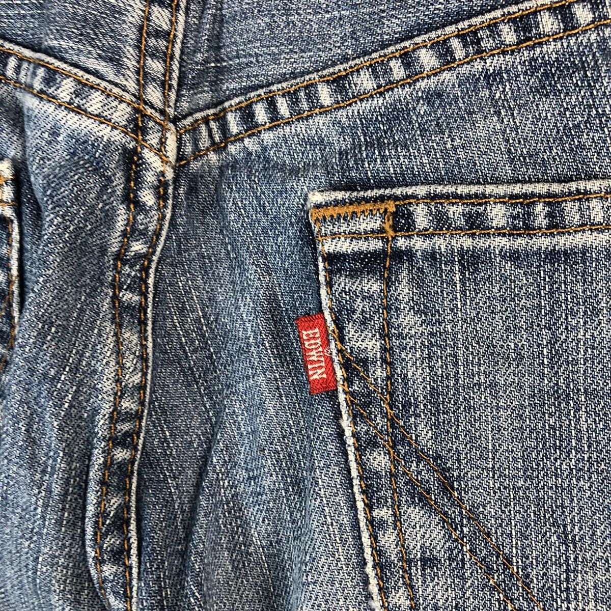 Edwin DL Edwin Japan vintage Blue Denim Pants #C186 Size US 33 - 17 Thumbnail