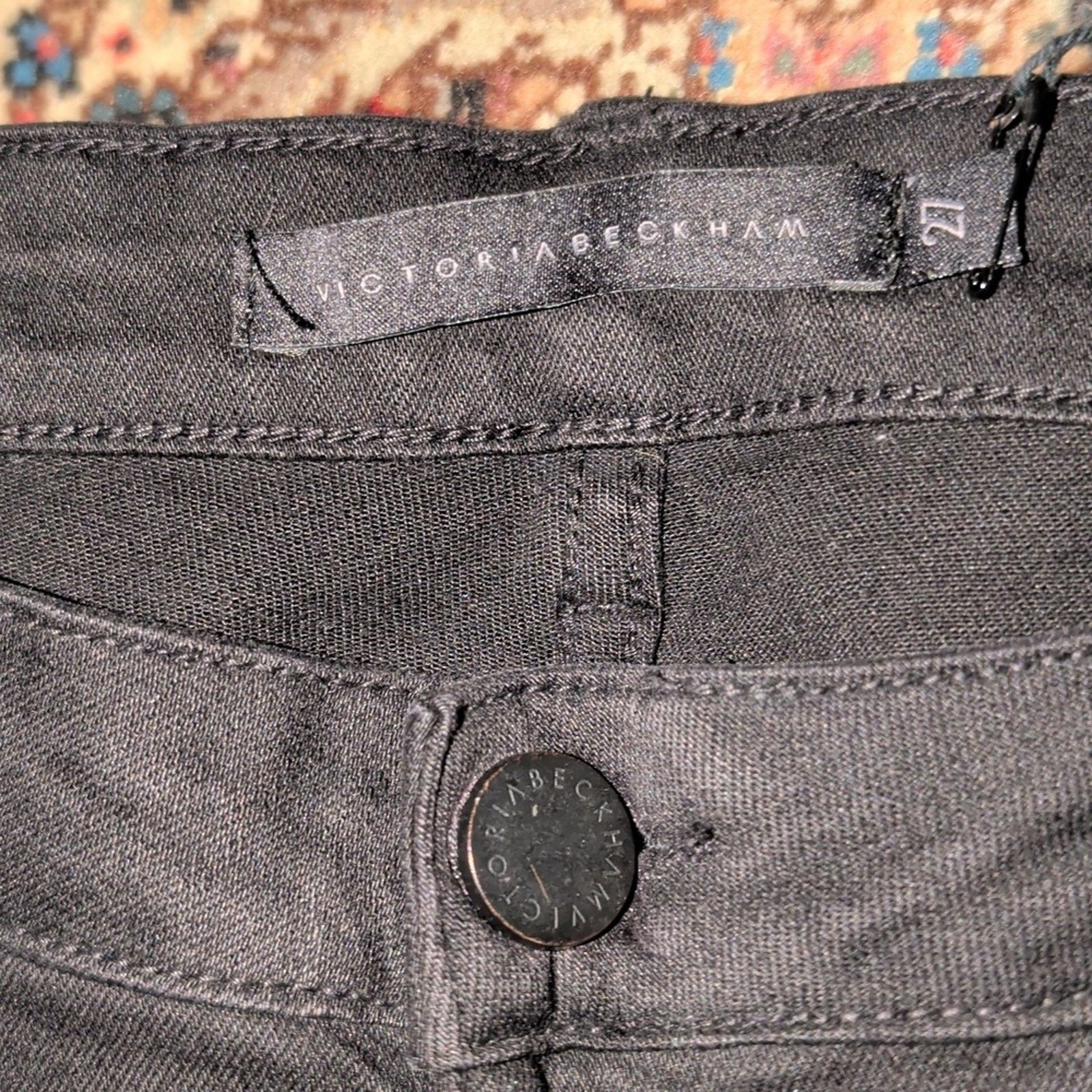 Victoria Beckham Victoria Beckham Womens Dark Jeans Size 27 Size 27" / US 4 / IT 40 - 7 Thumbnail