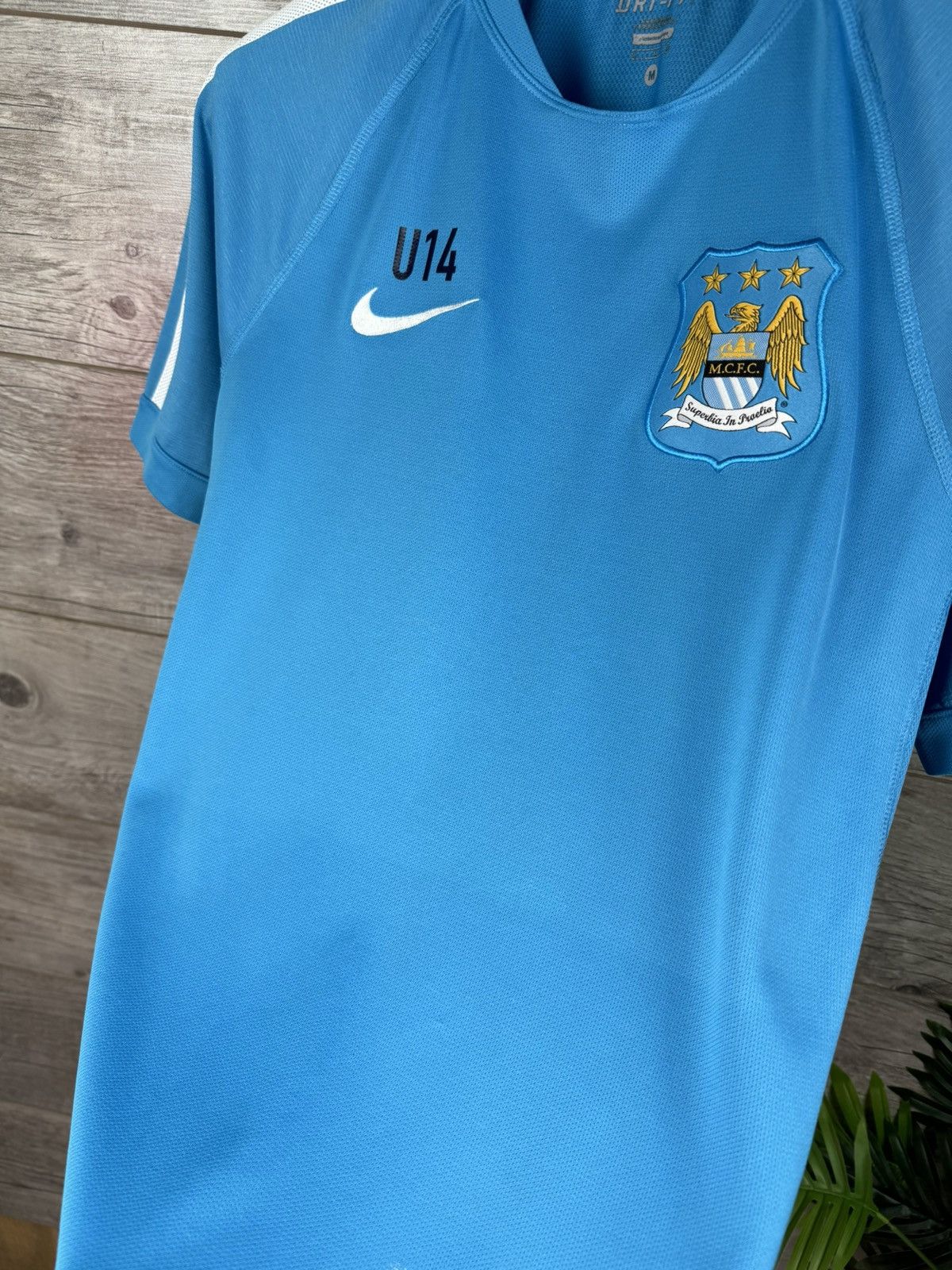 Nike NIKE MANCHESTER CITY 2014/2015 FOOTBALL SOCCER JERSEY SIZE M Size US M / EU 48-50 / 2 - 14 Thumbnail
