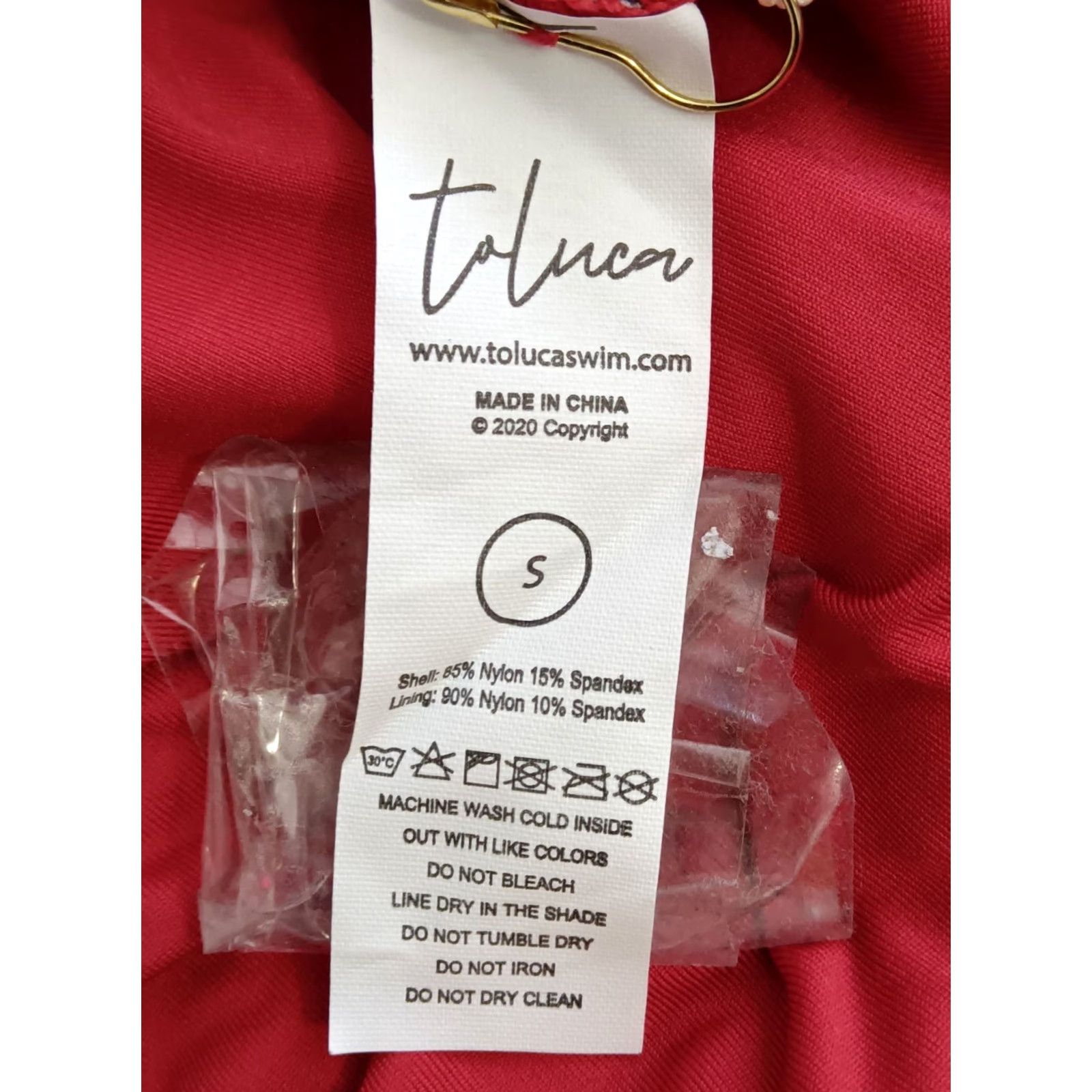 Triangl Toluca Papillon One Piece Swimsuit S Women Beach Solid Nylon Spandex Size ONE SIZE - 6 Thumbnail